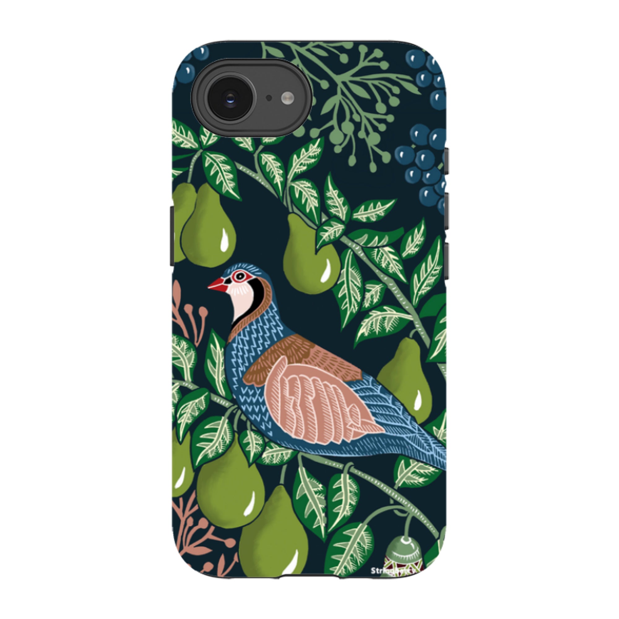 iPhone Tough Case - Partridge In Pear Tree By Kate Heiss