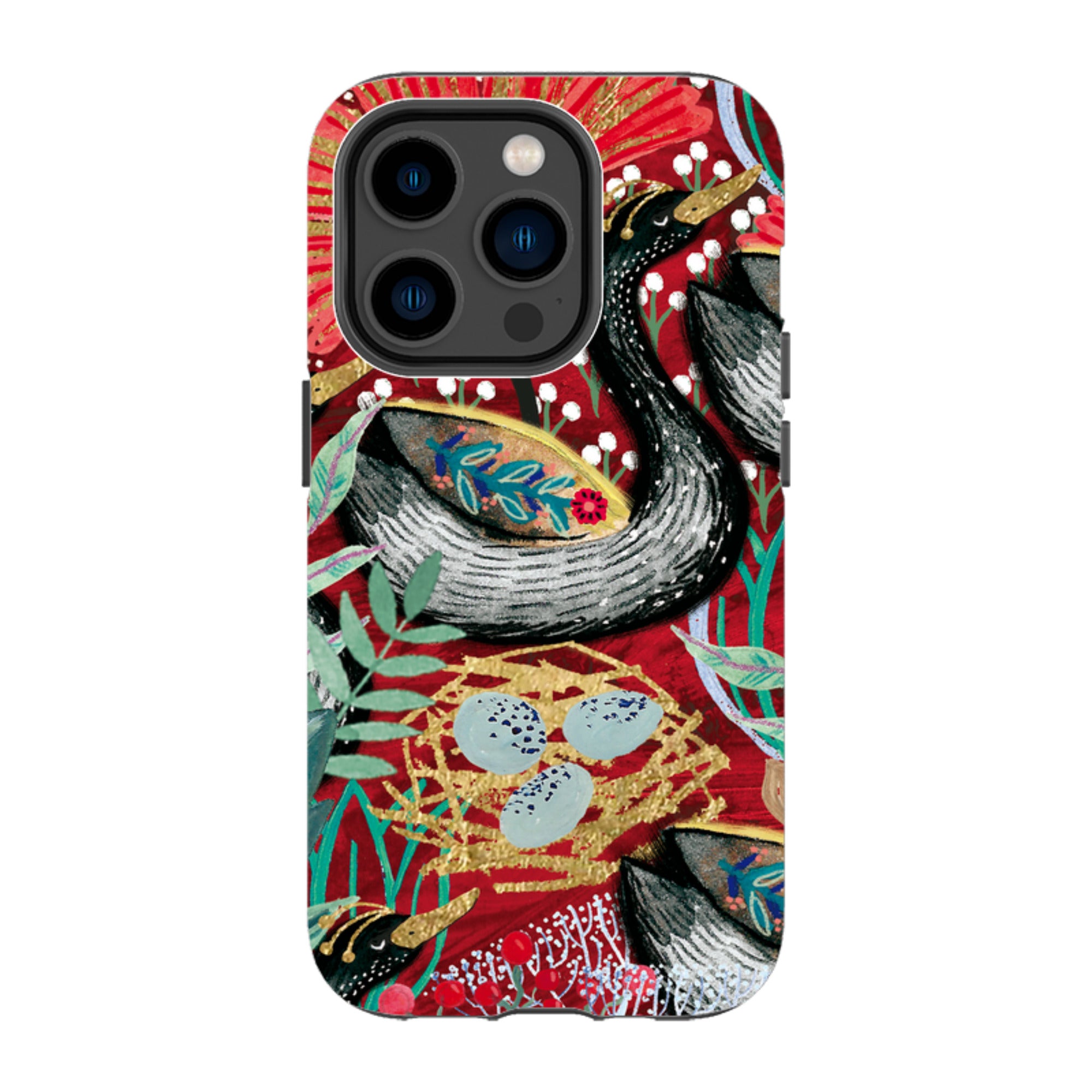 iPhone MagSafe Tough Case - Eight Geese A Laying By Emma Frances Grant