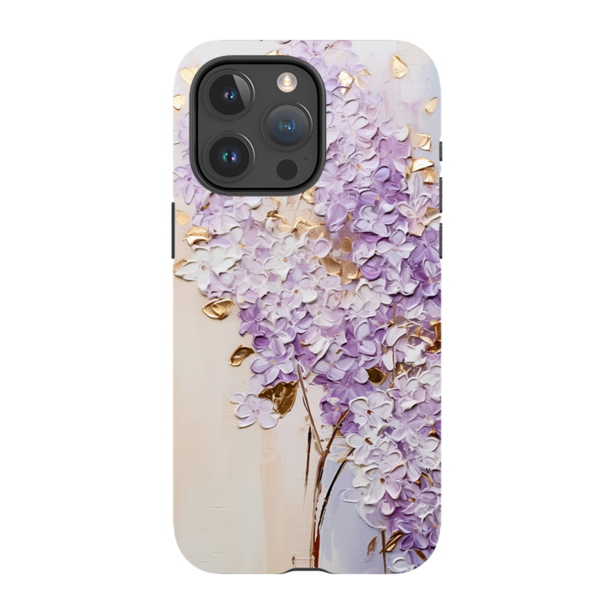 iPhone MagSafe Tough Case - Purple Floral
