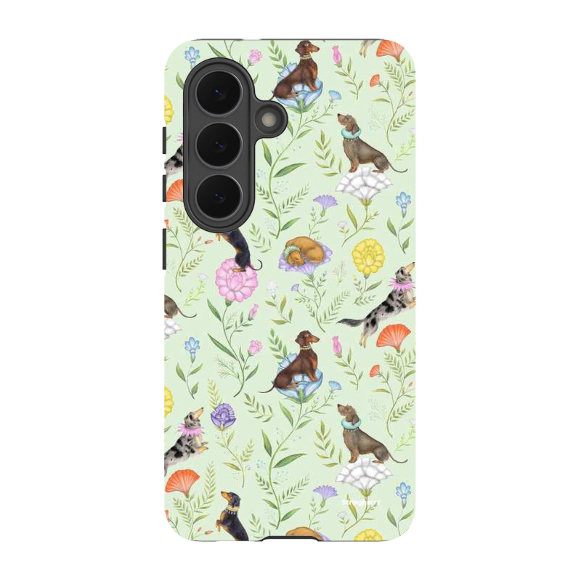 Samsung Tough Case - Doxy Day Afternoon Pistachio By Catherine Rowe