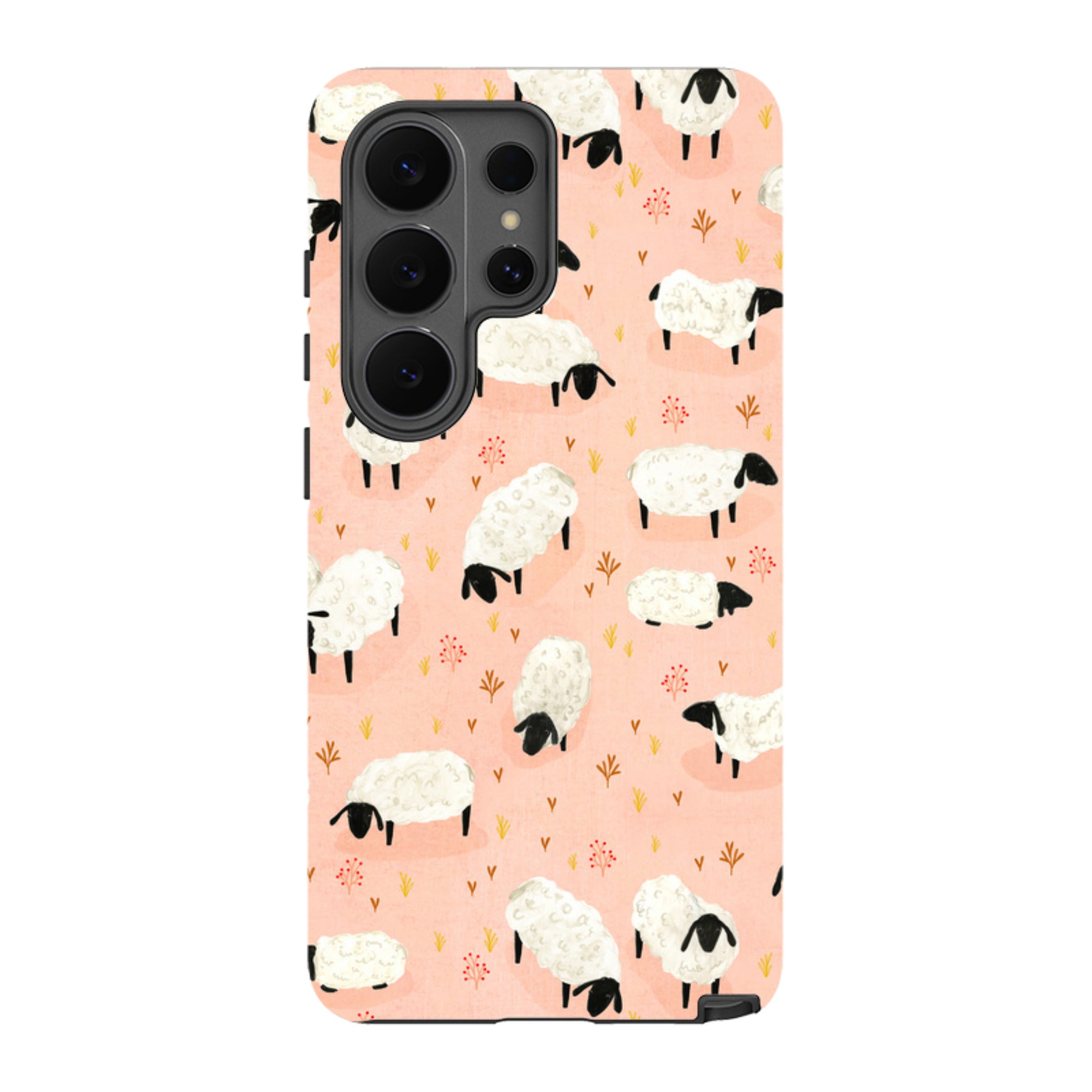 Samsung Tough Case - Sheep Pink By Katherine Quinn