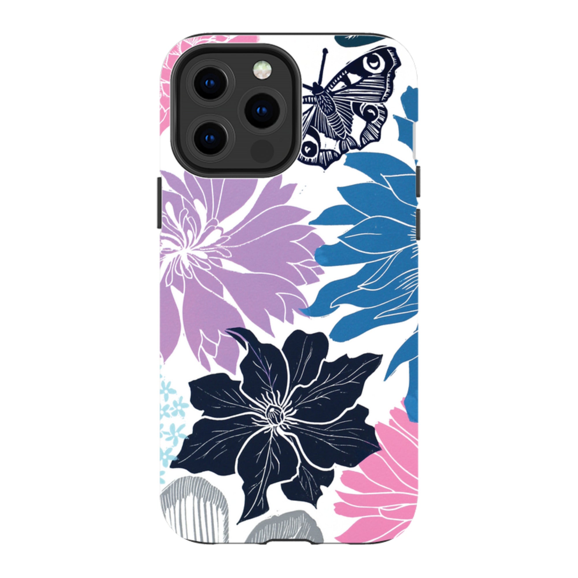 iPhone Tough Case - Cottage Garden Butterfly By Kate Heiss