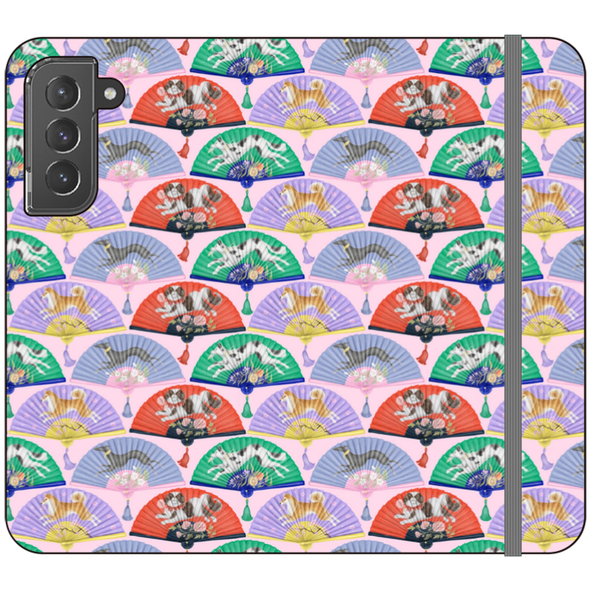 Dog Fan Wallet Case By Catherine Rowe