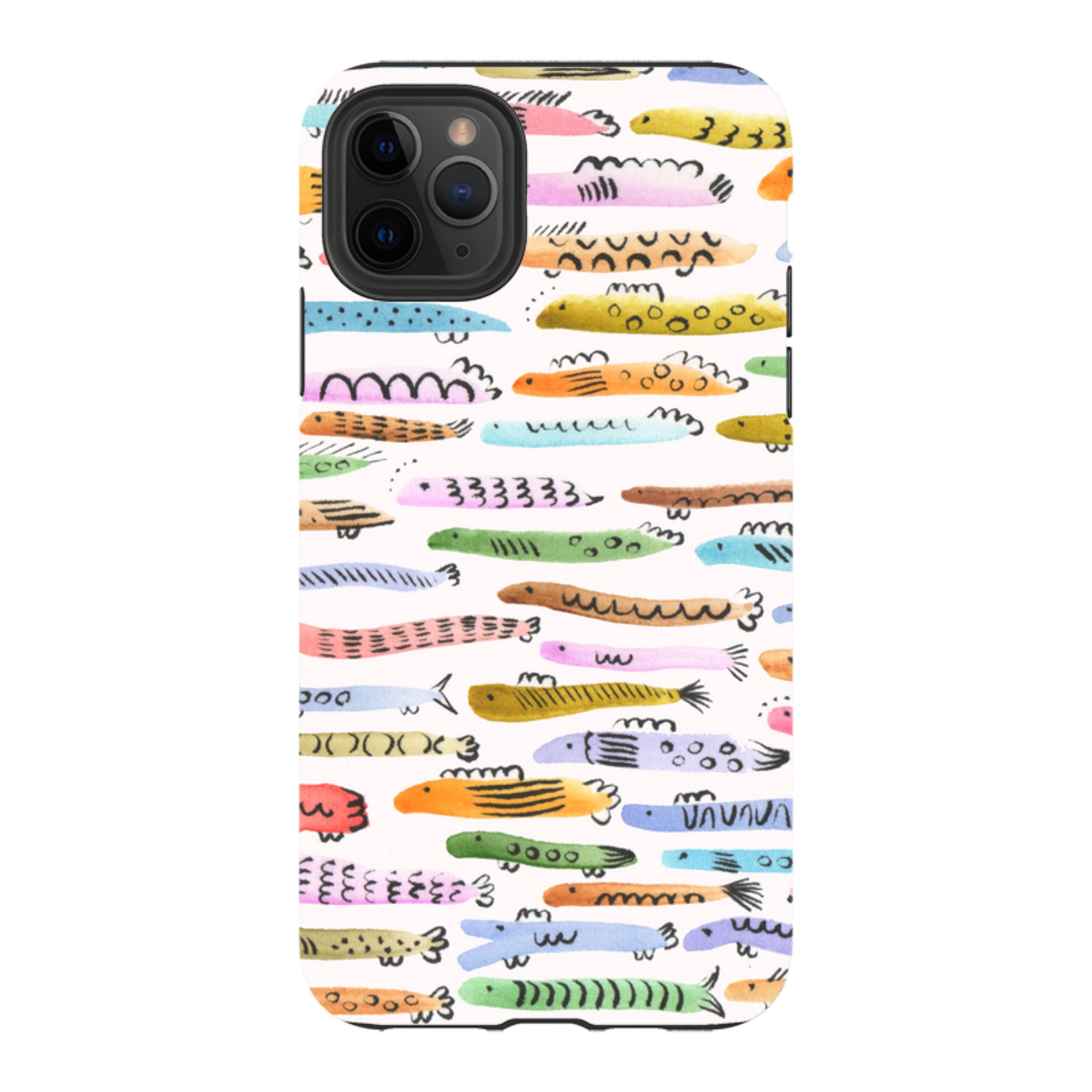 iPhone Tough Case - Colourful Fishes By Gabriela Larios