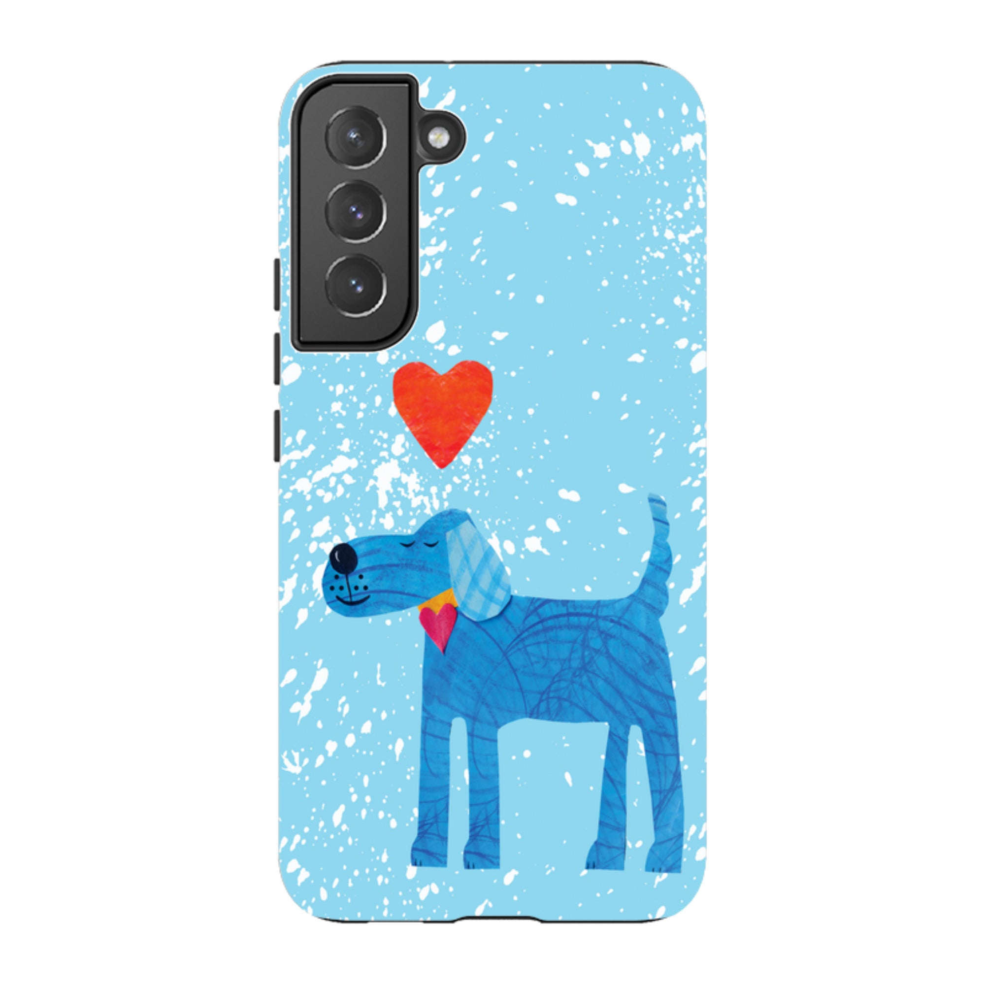 Samsung Tough Case - Blue Dog By Tracey English