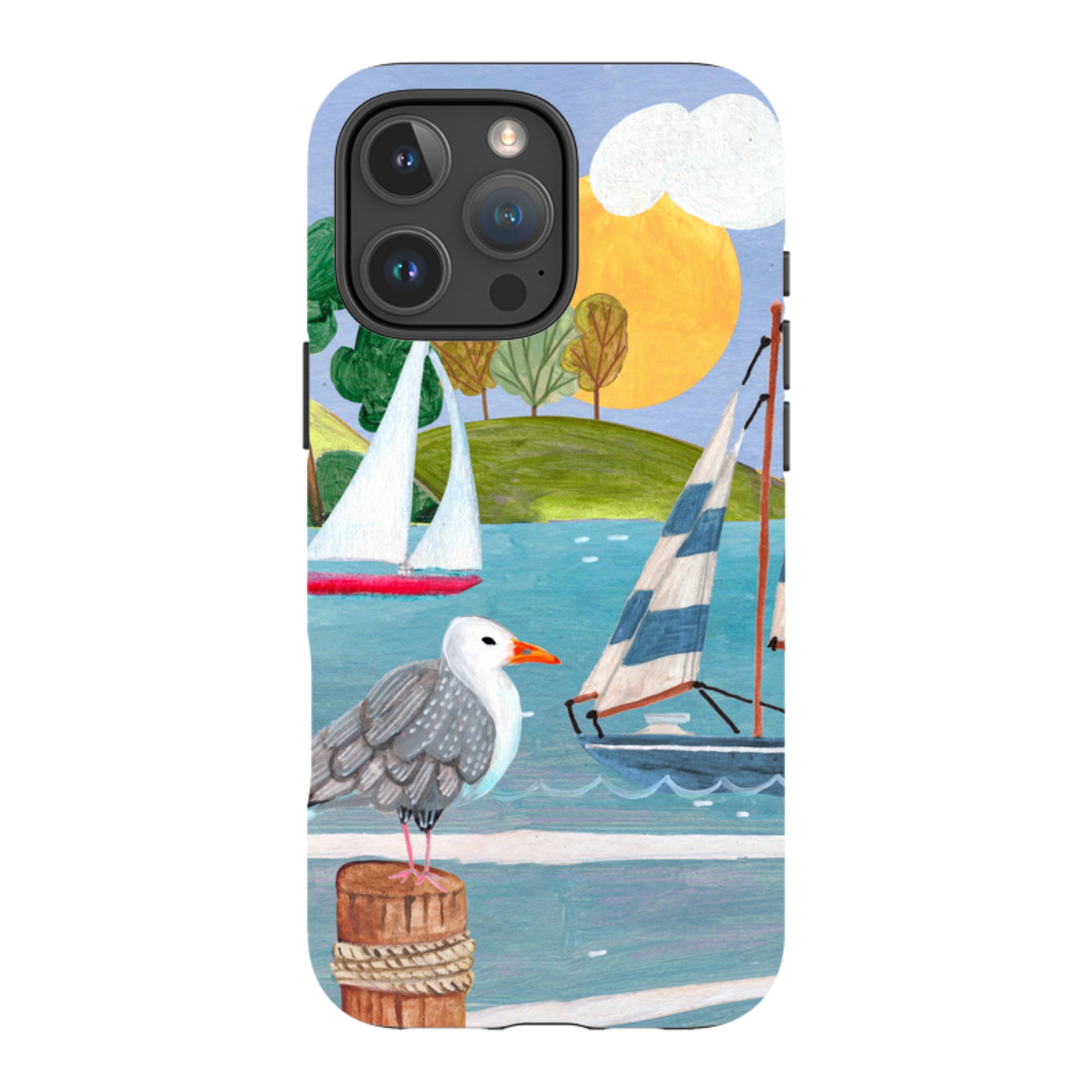iPhone MagSafe Tough Case -  Sailing By Caroline Bonne Muller