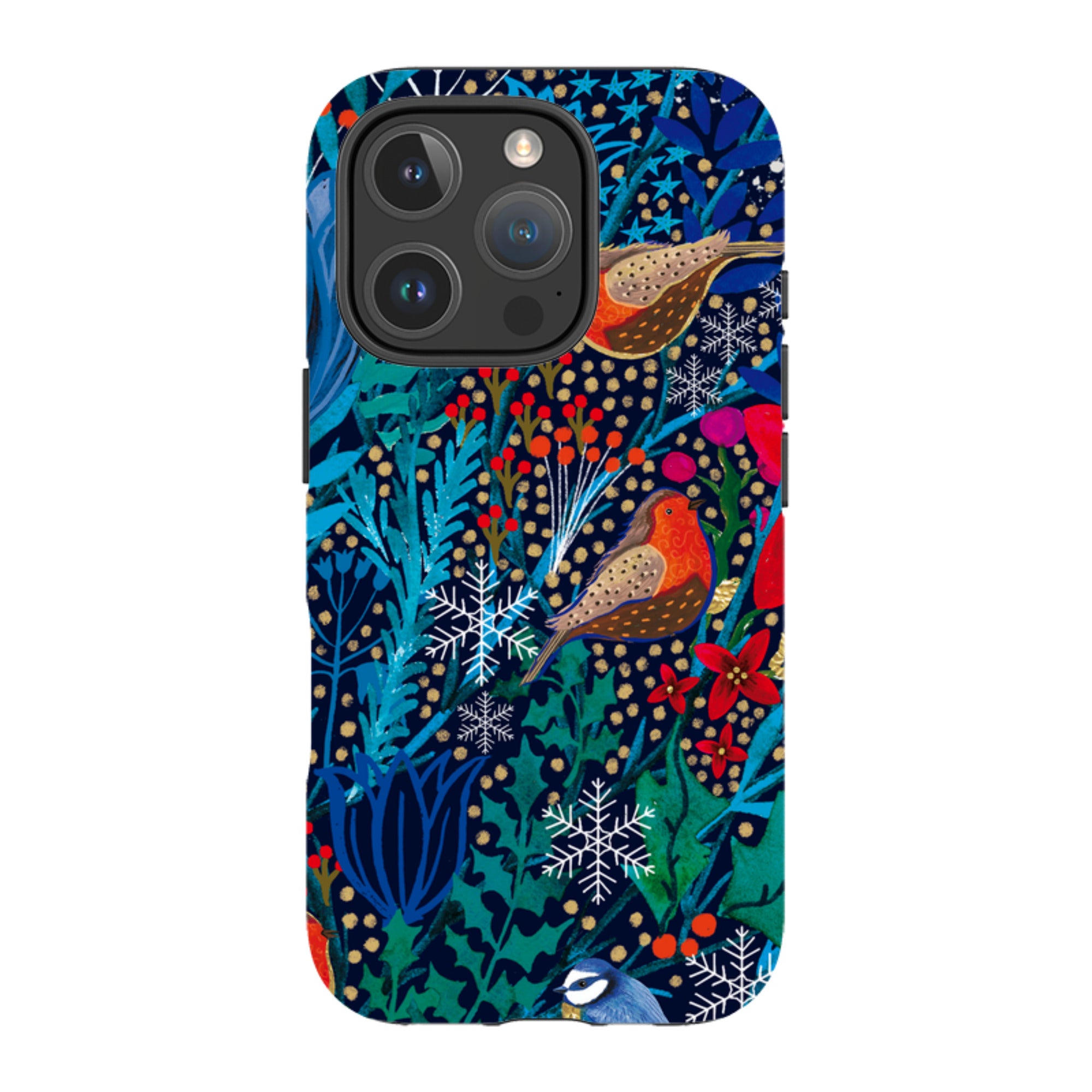iPhone Tough Case - Xmas Robin III By Emma Frances Grant