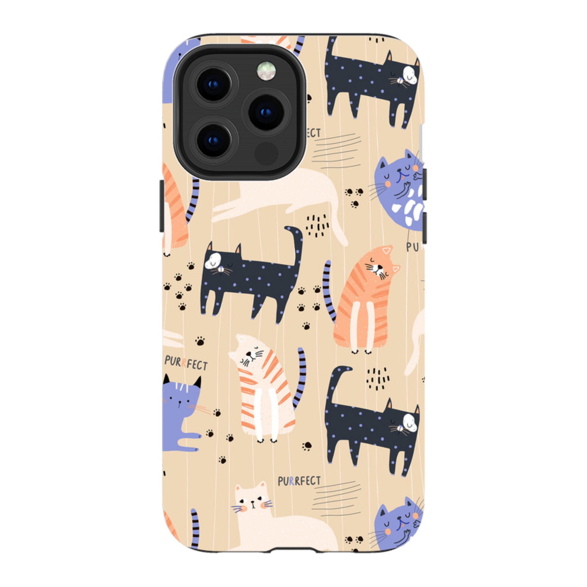 iPhone Tough Case - Purrfect