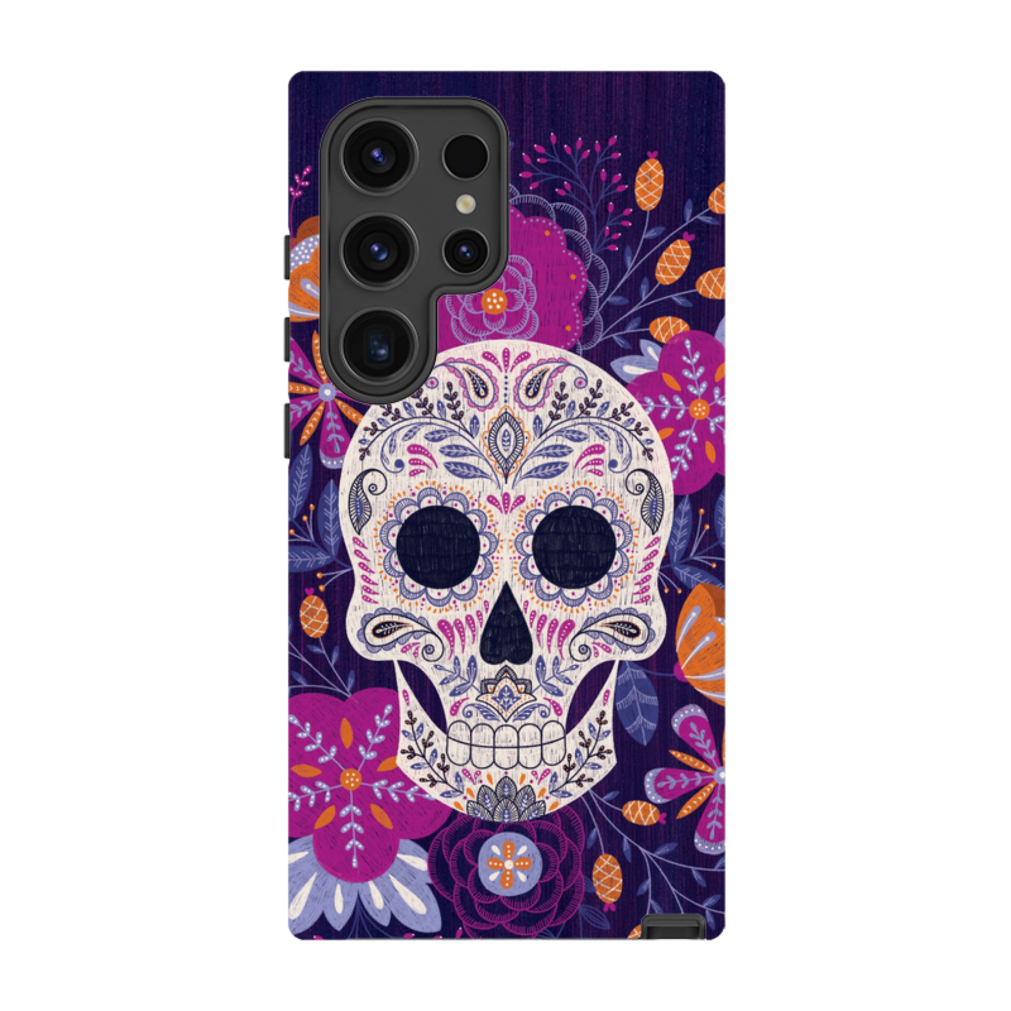Samsung Tough Case - Sugar Skull By Jenny Zemanek