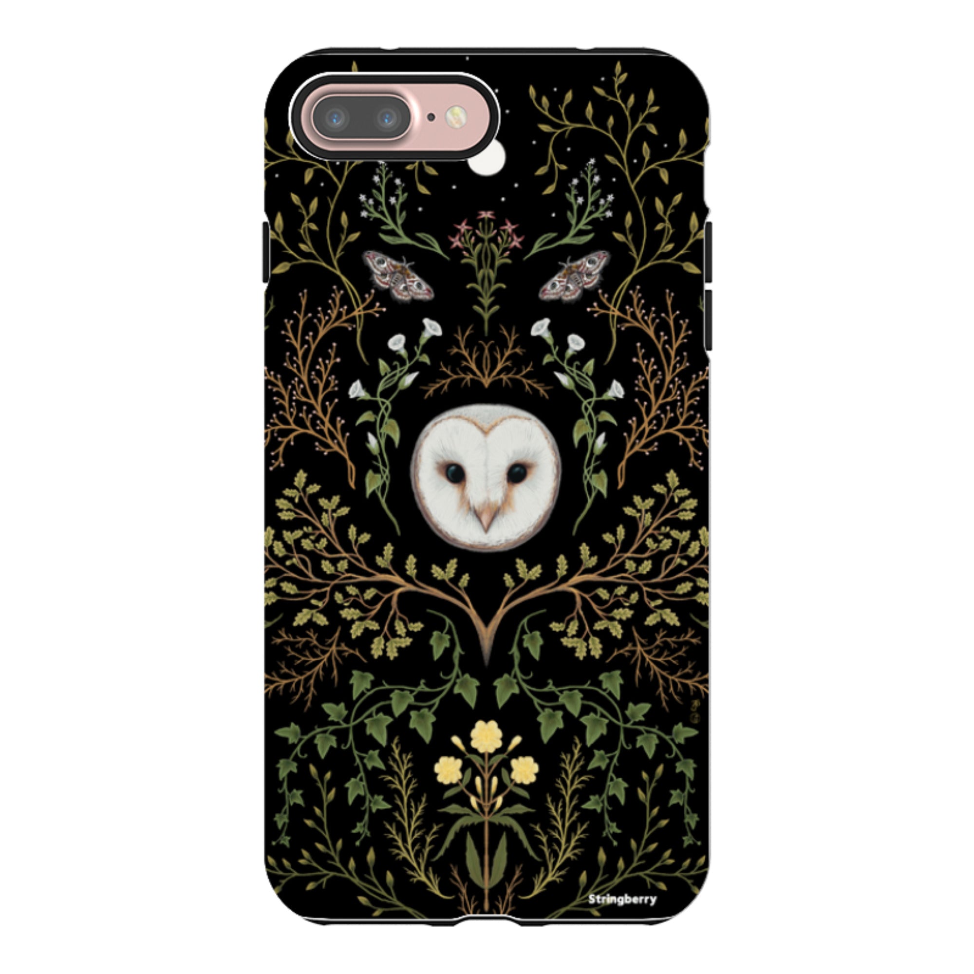 iPhone Tough Case - Owl Pattern By Anna Stead