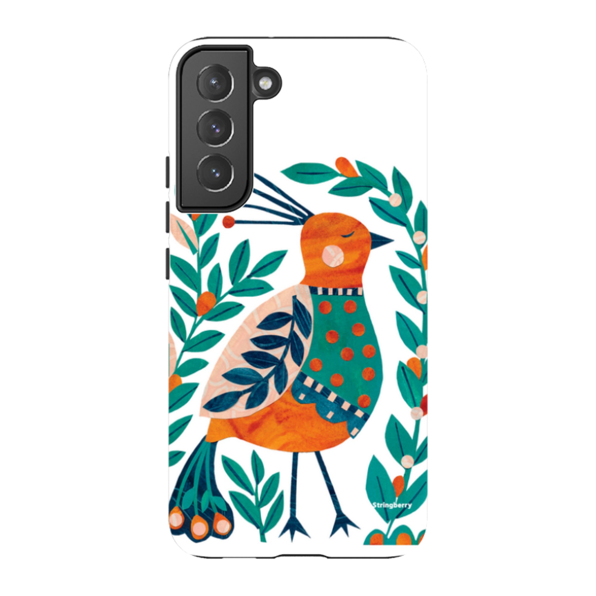 Samsung Tough Case - Folk Peacock By Tracey English