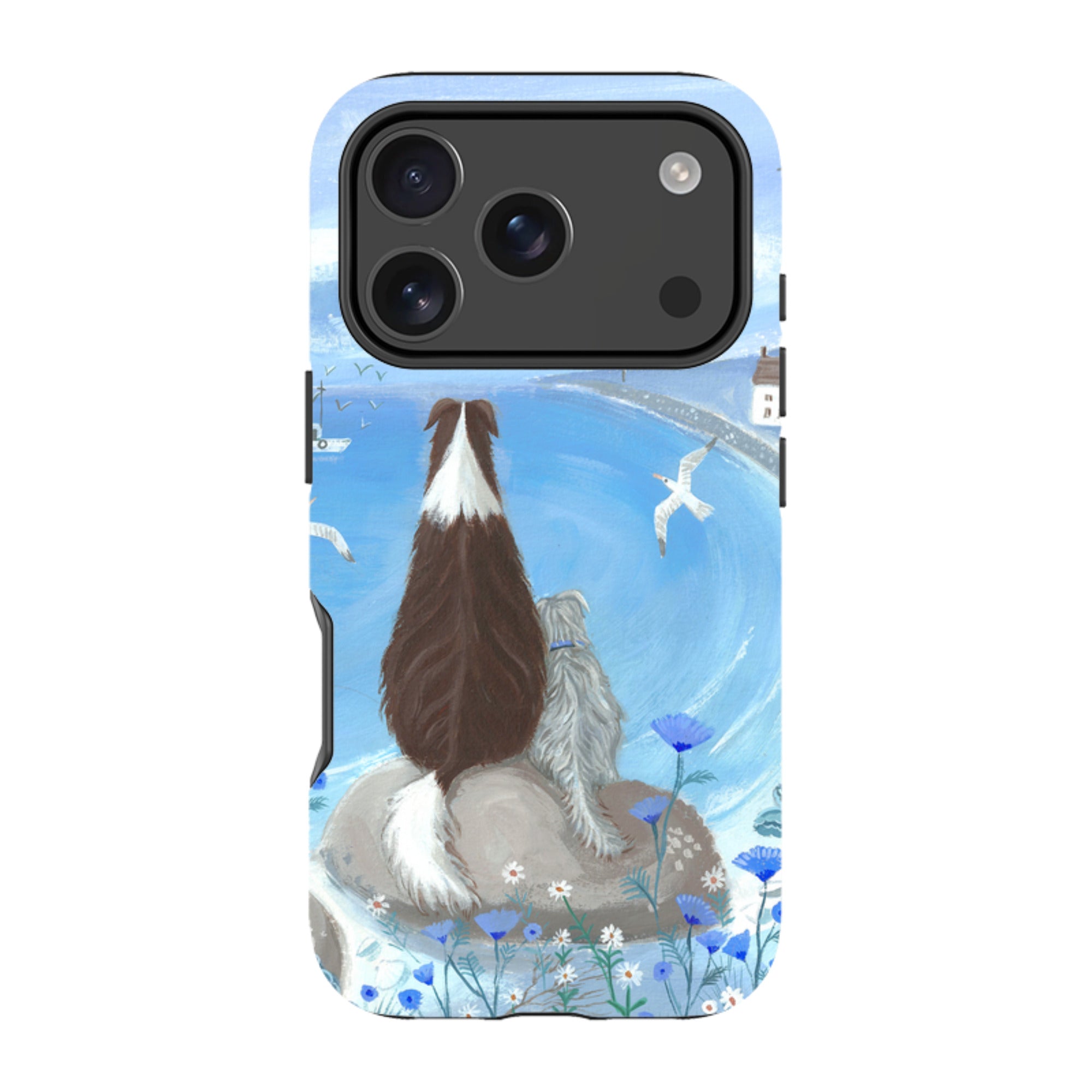 iPhone MagSafe Tough Case - Beach Dog By Mary Stubberfield