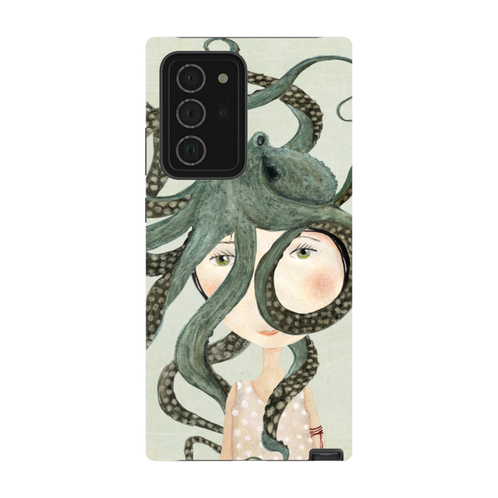 Samsung Tough Case - Octopus Girl By Katherine Quinn