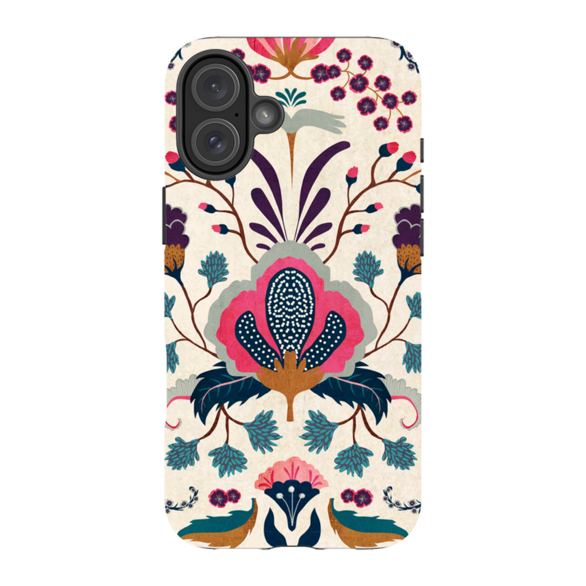 iPhone Tough Case - Folk Floral By Katherine Quinn