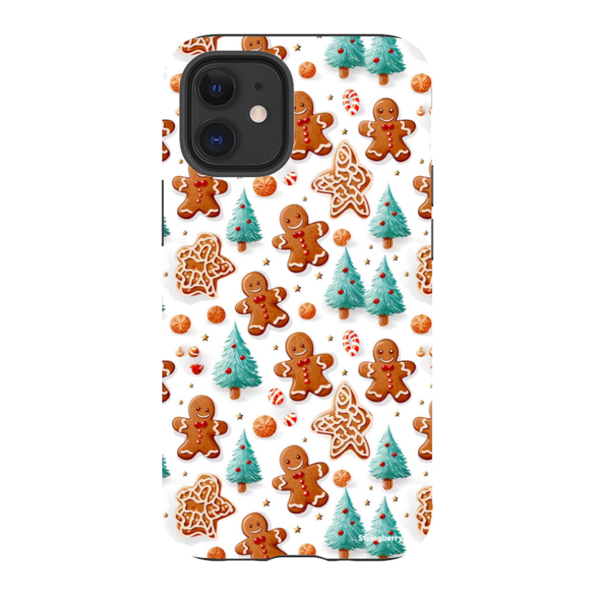 iPhone Tough Case - Ginger Bread Xmas