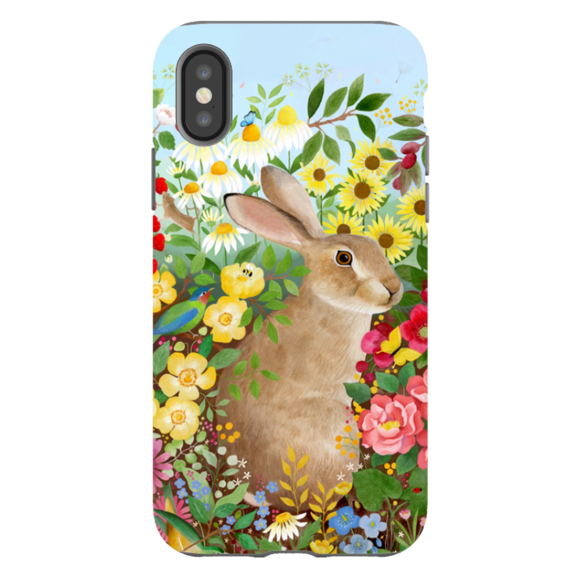 iPhone Tough Case - Rabbit Garden By Bex Parkin