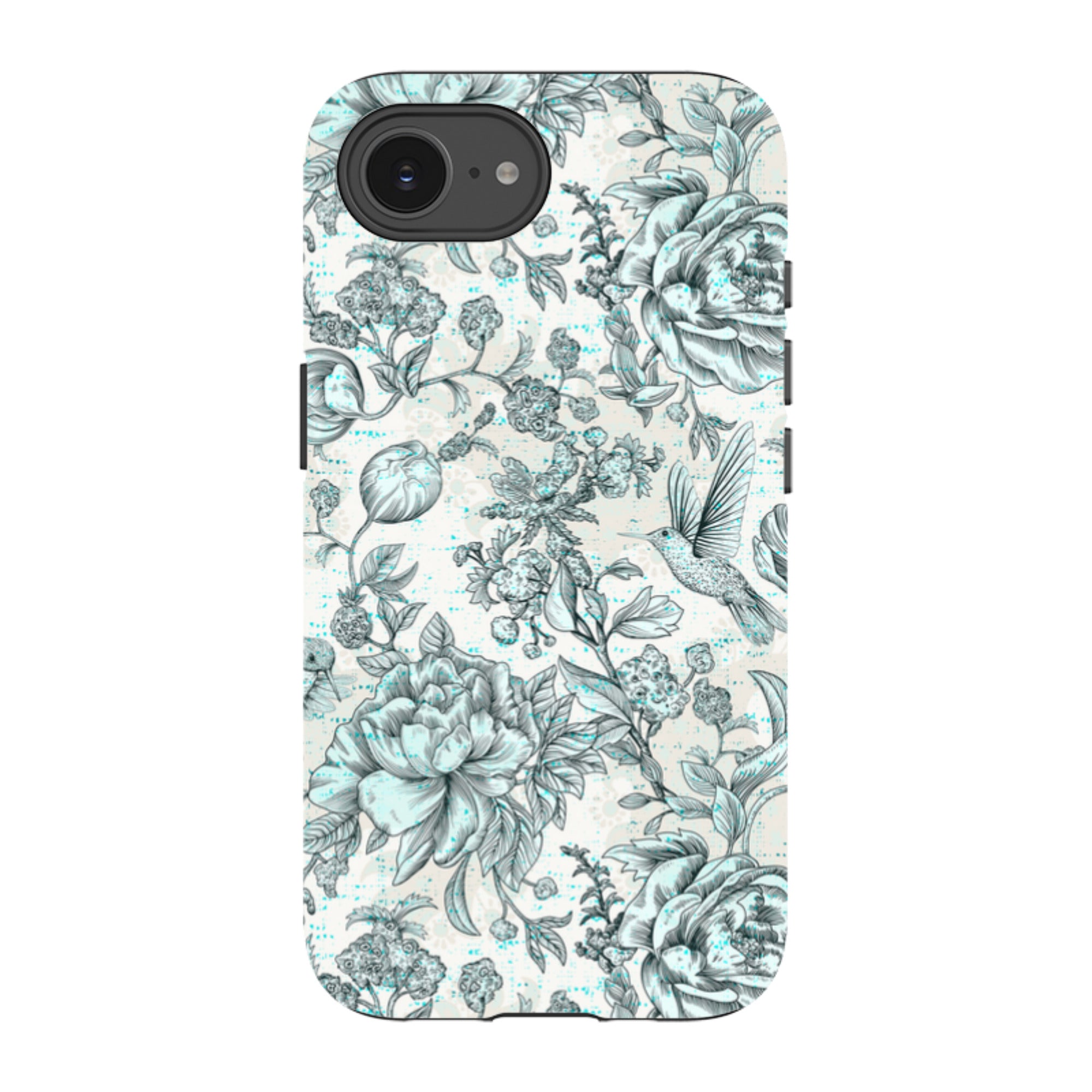 iPhone Tough Case - Blue Peonies