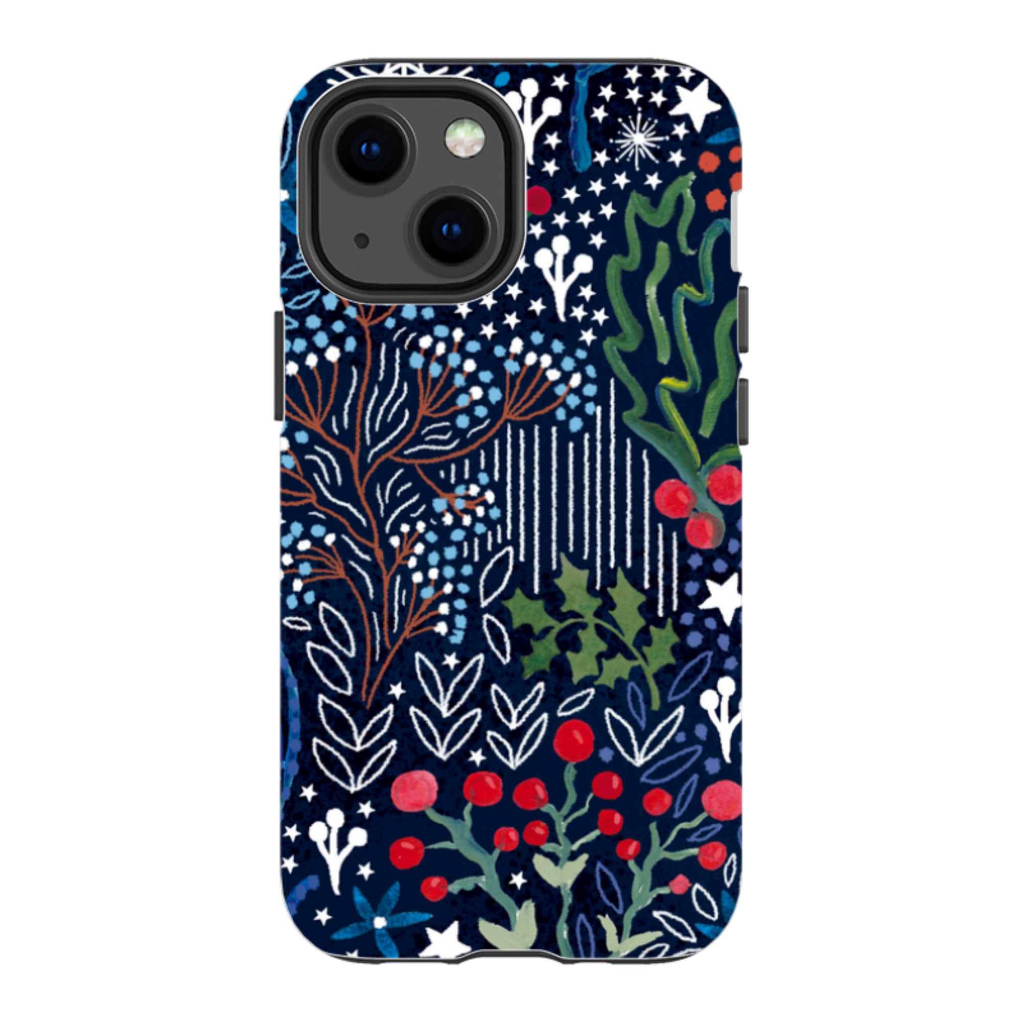 iPhone Tough Case - Winter Flowers II By Emma Frances Grant