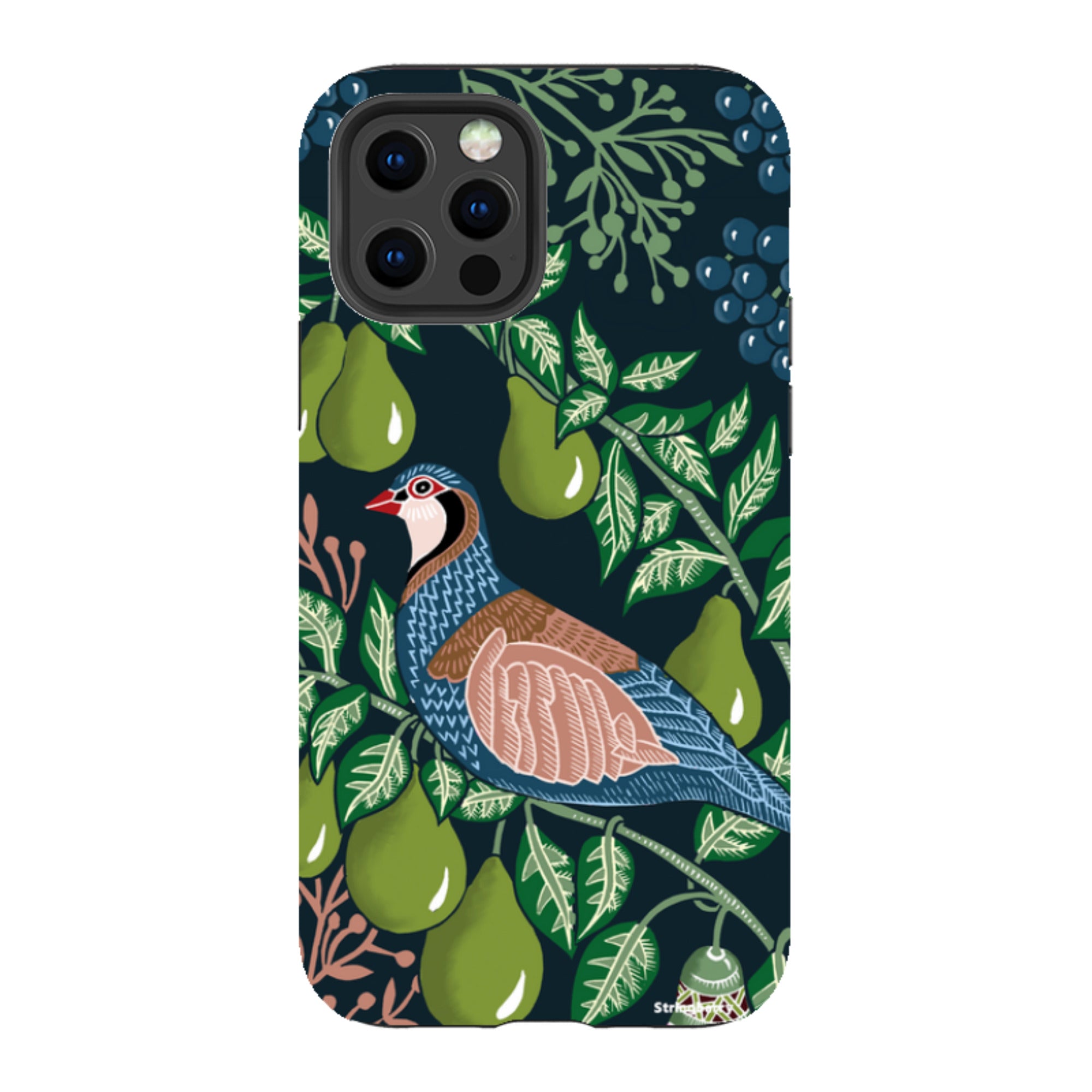 iPhone Tough Case - Partridge In Pear Tree By Kate Heiss