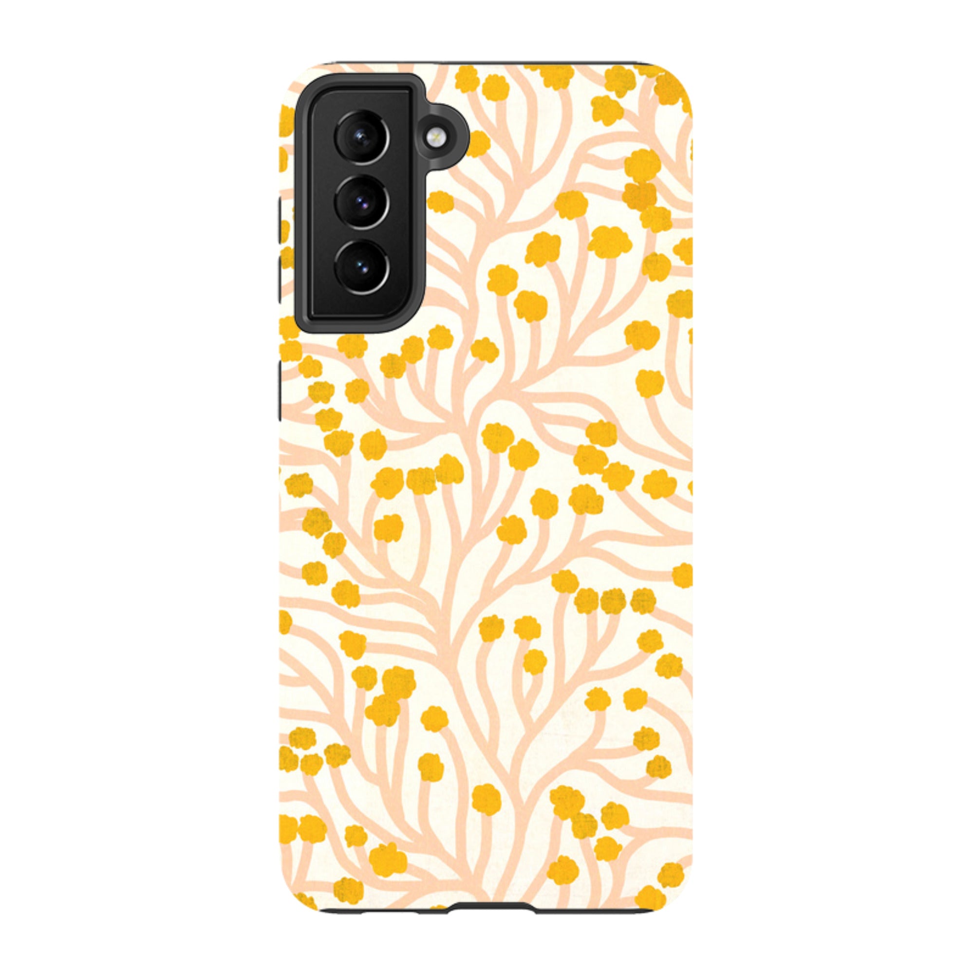 Samsung Tough Case - Vine Pink and Ochre By Katherine Quinn