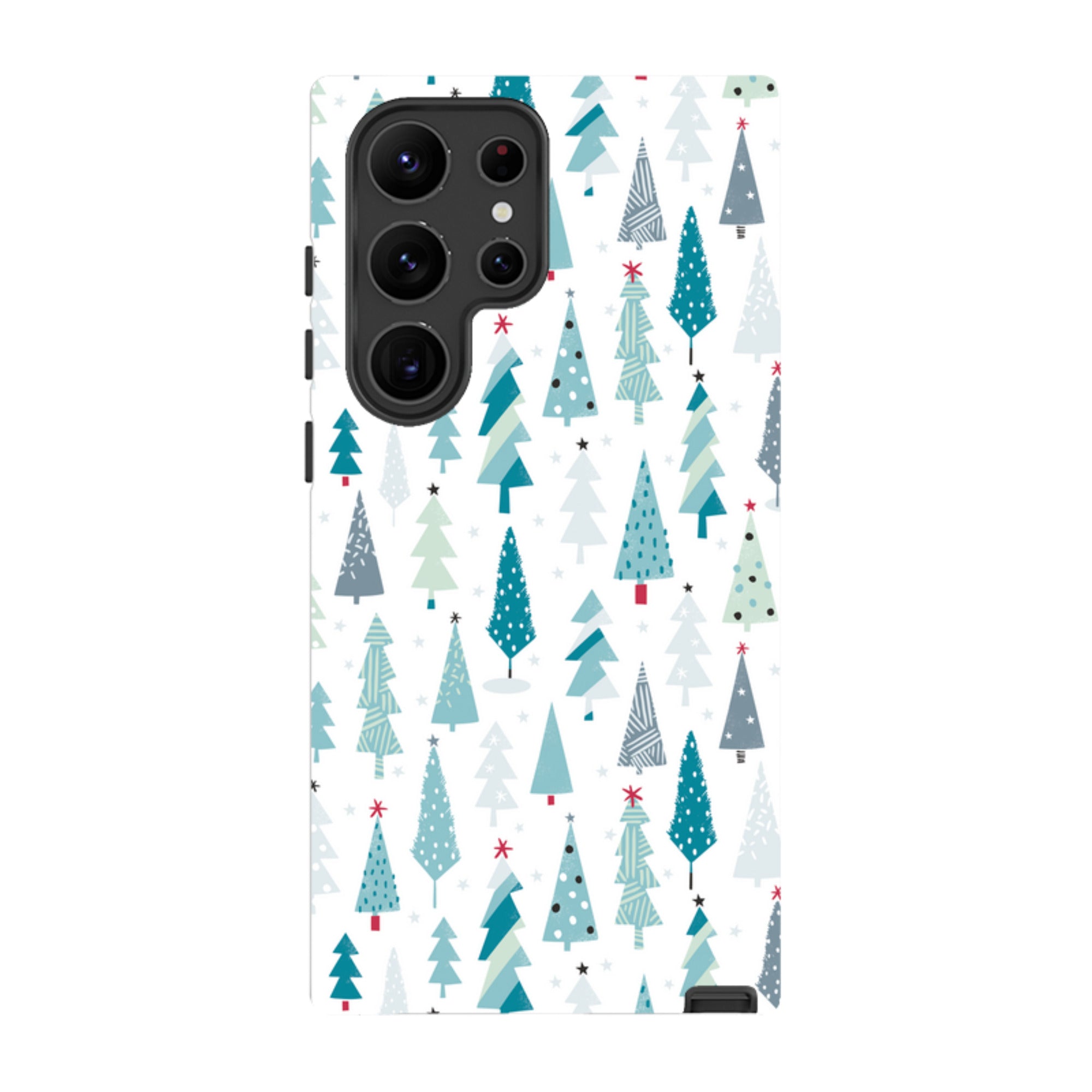 Samsung Tough Case - Little Xmas Trees By Ali Brookes