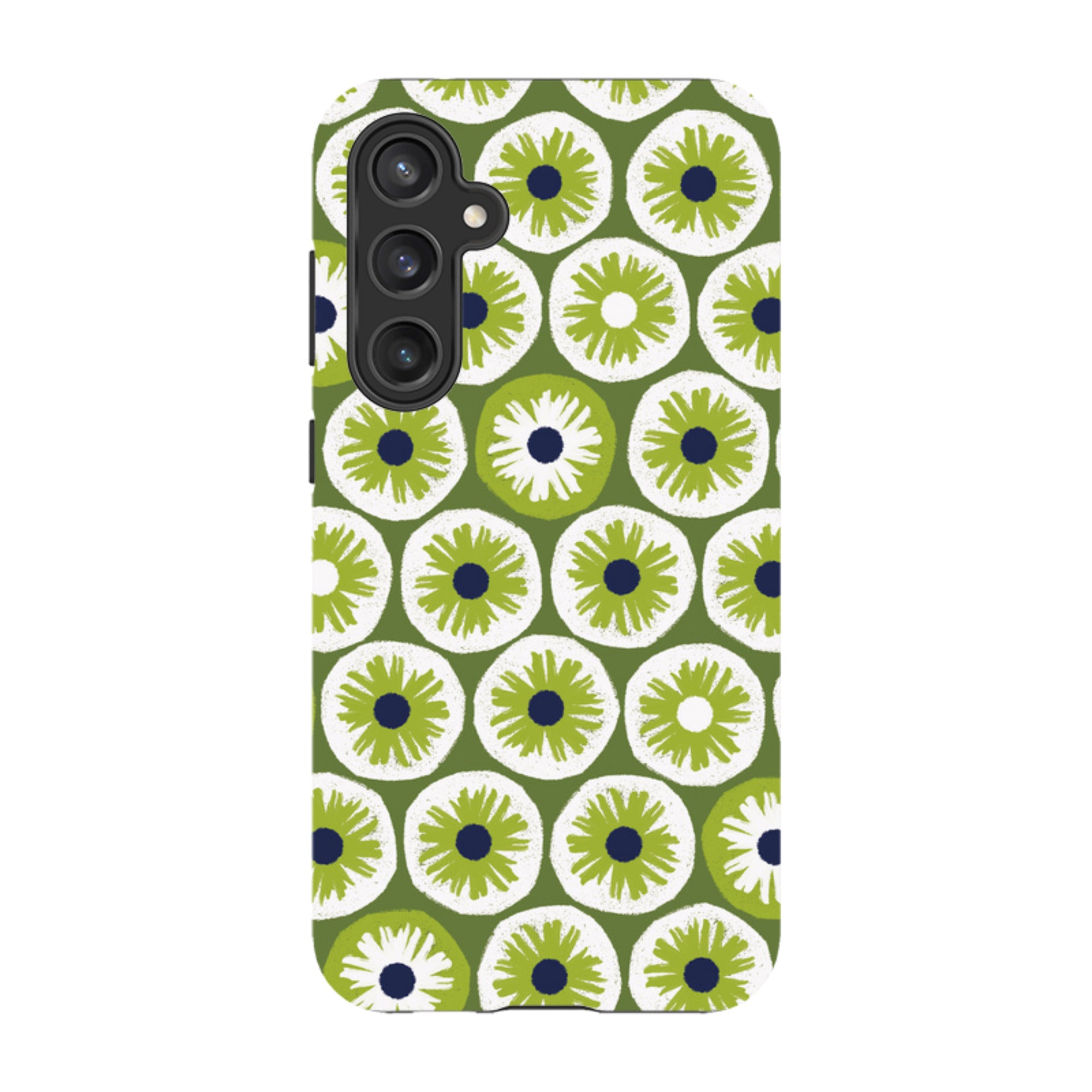 Samsung Tough Case - Penny Flowers Green By Ali Brookes