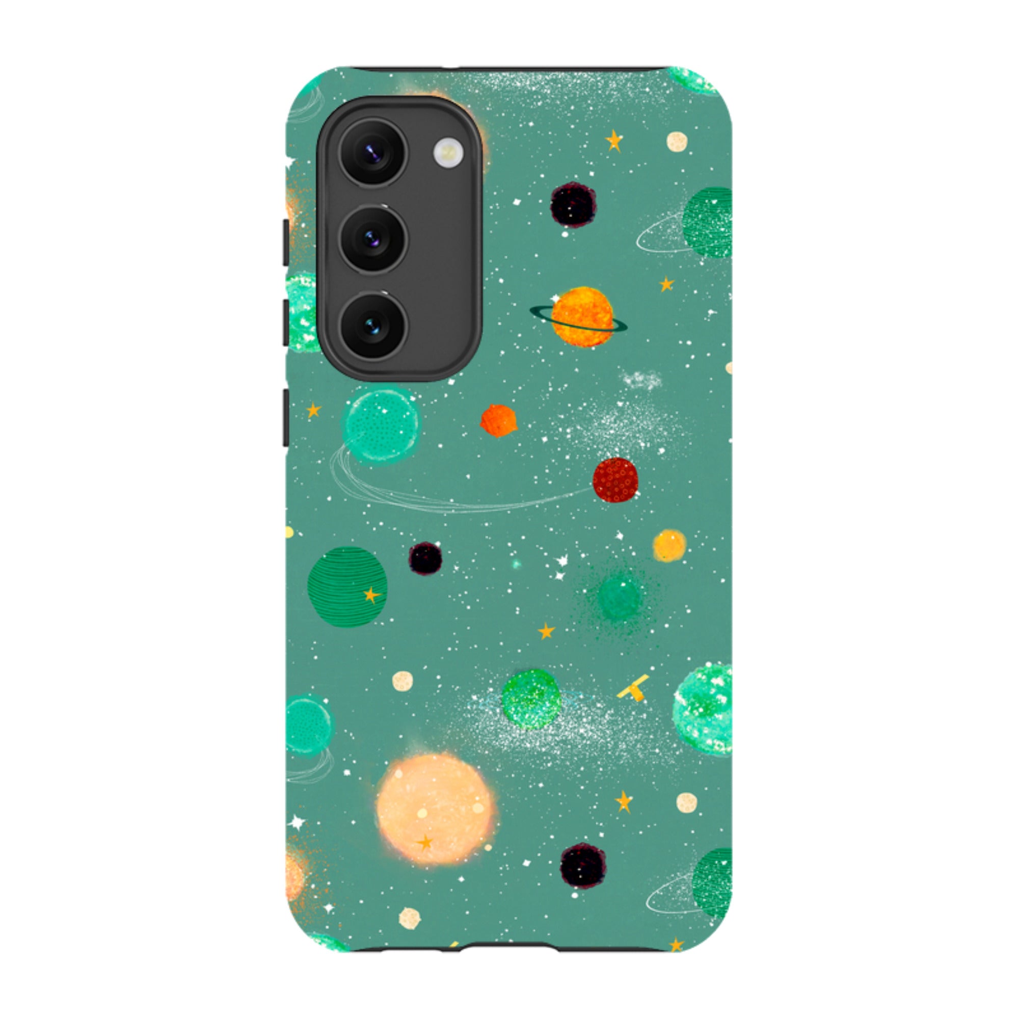 Samsung Tough Case - Far Far Away Green By Katherine Quinn