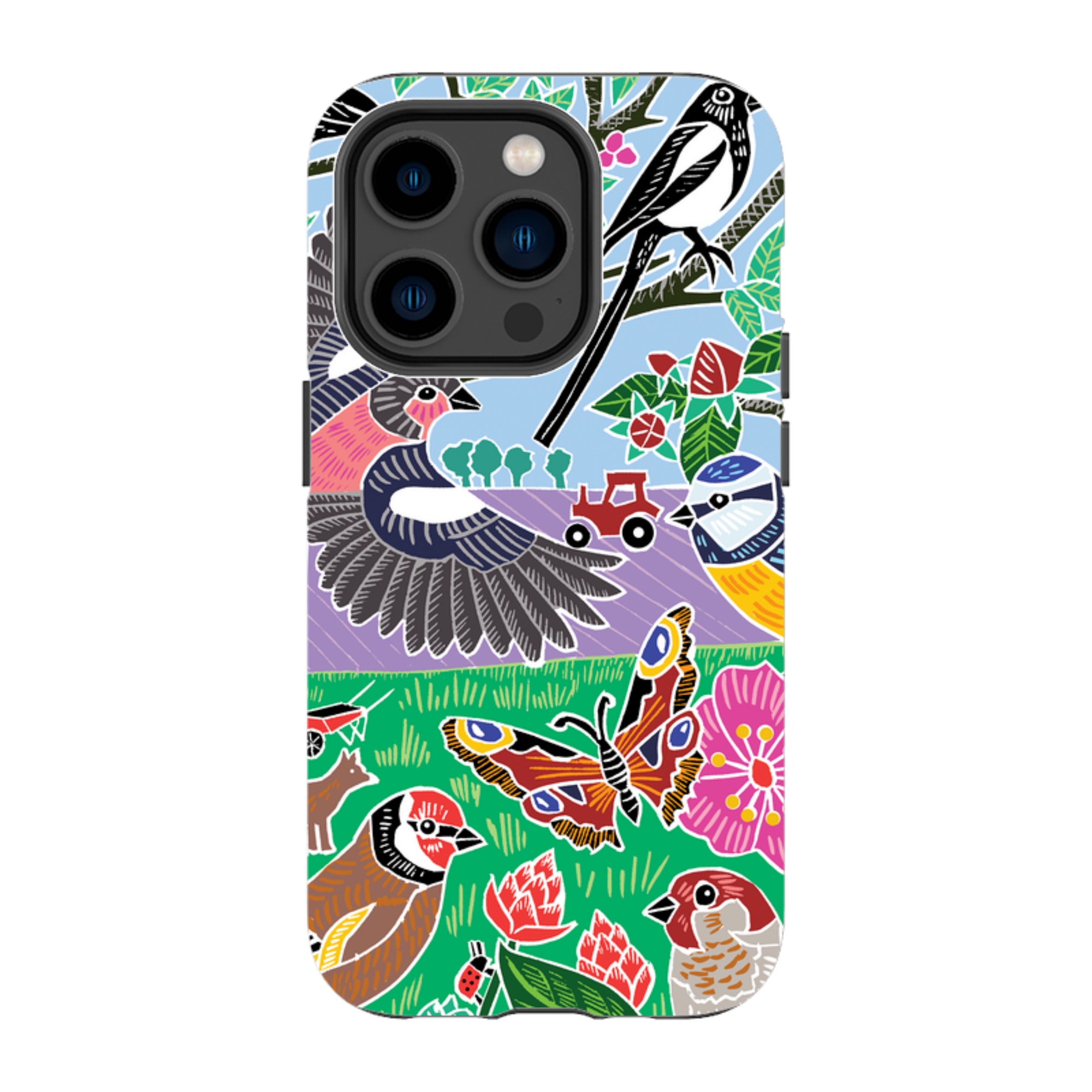 iPhone Tough Case - Garden Bird Jigsaw B By Kate Heiss