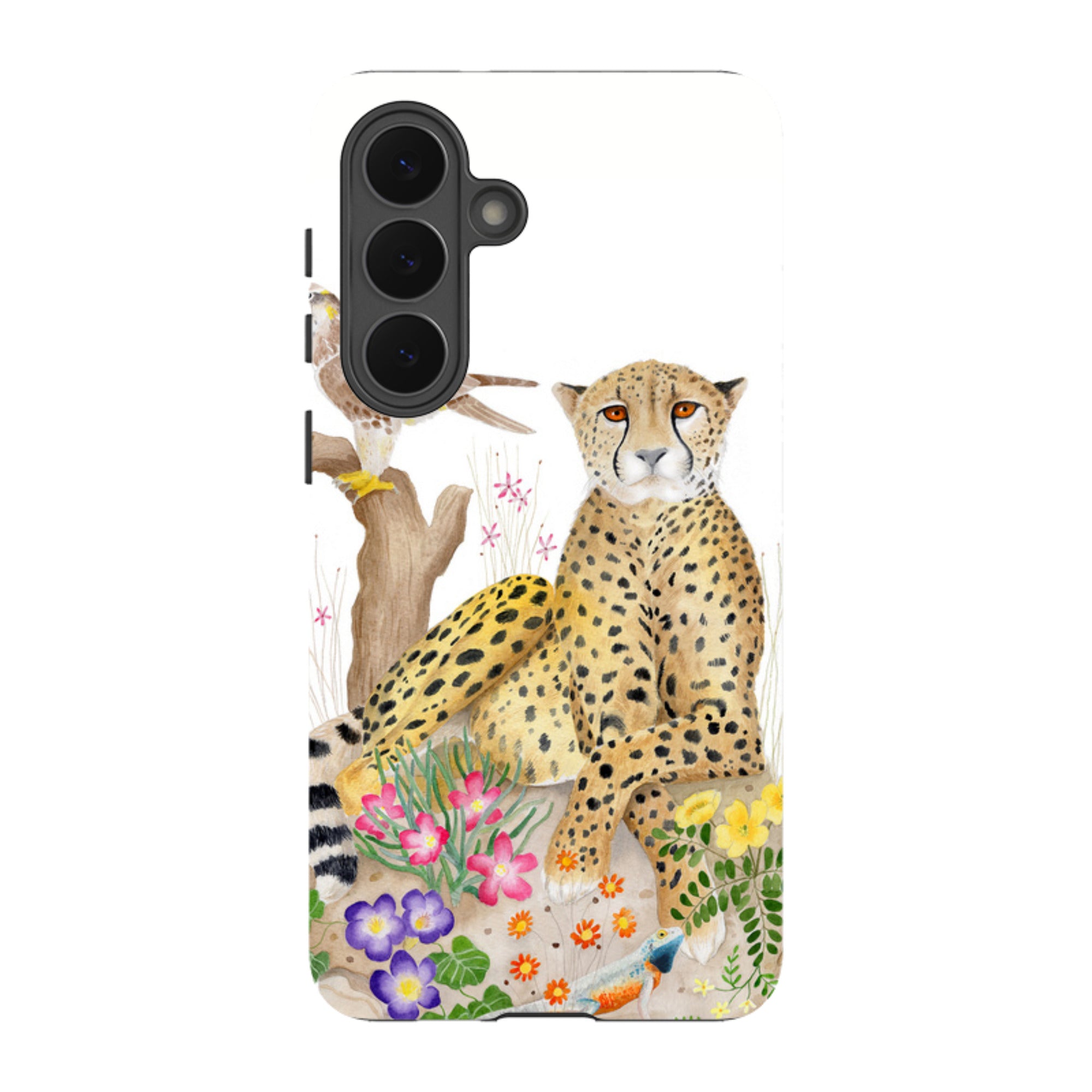 Samsung Tough Case - Botswana Cheetah By Bex Parkin