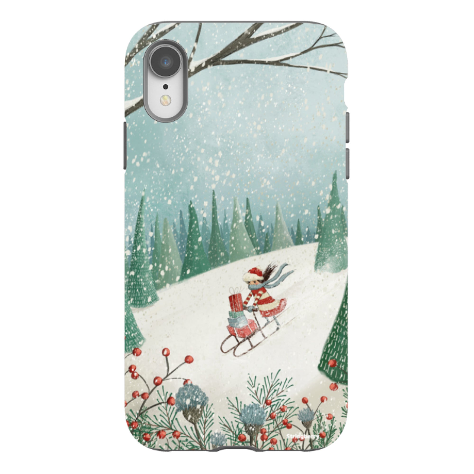 iPhone Tough Case - Sleigh Delivery By Maja Lindberg