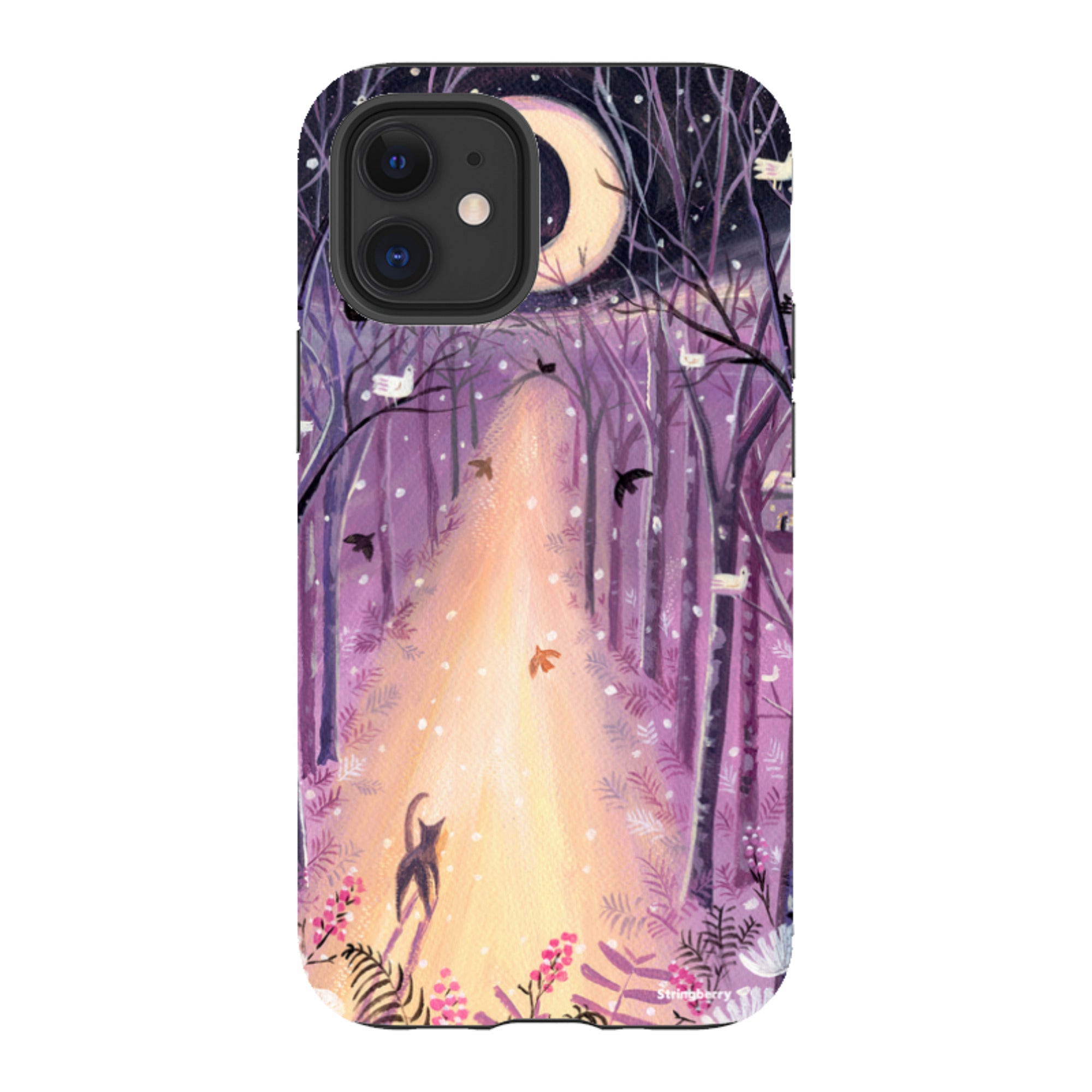 iPhone Tough Case - Forest Cat By Mary Stubberfield