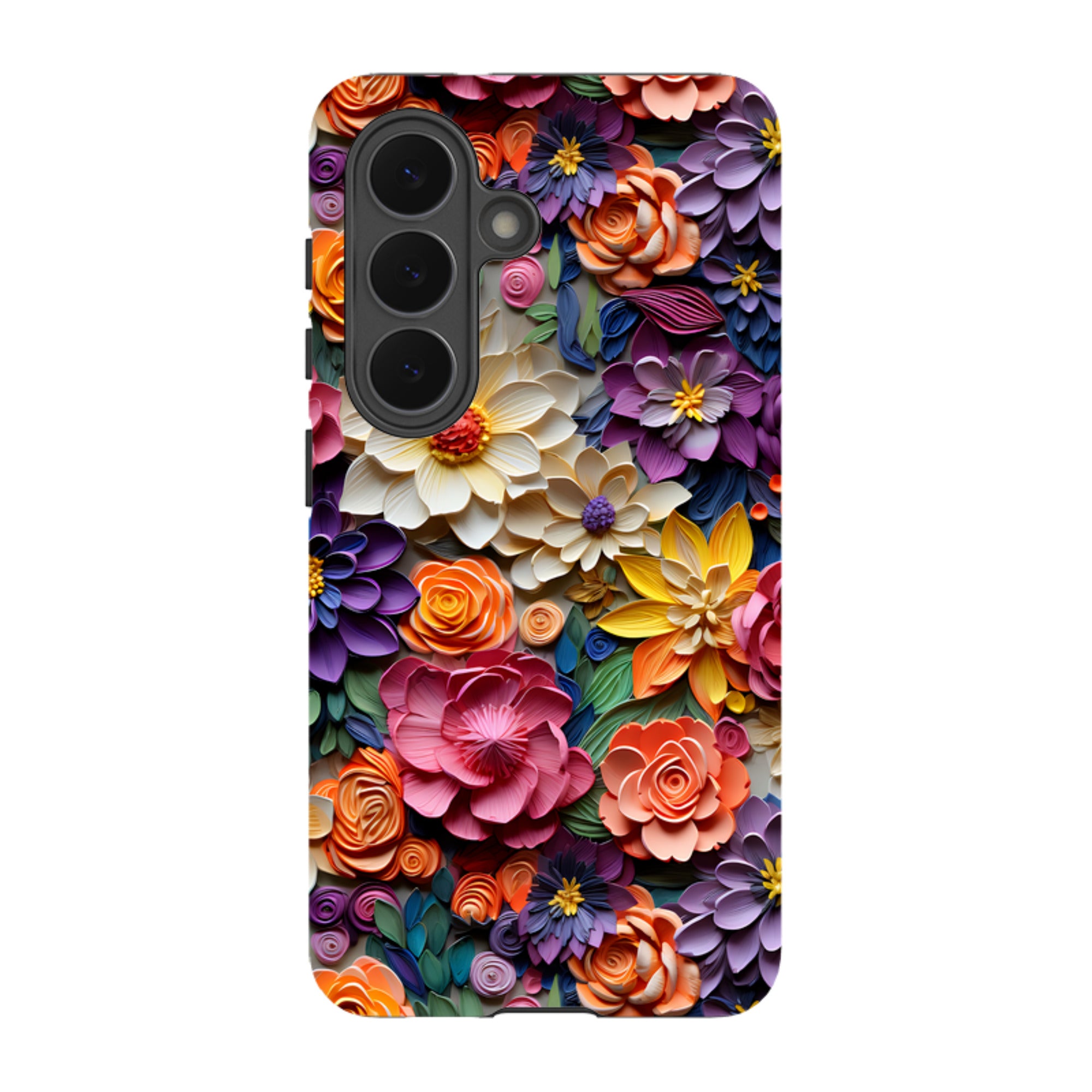 Samsung Tough Case - Violet Floral