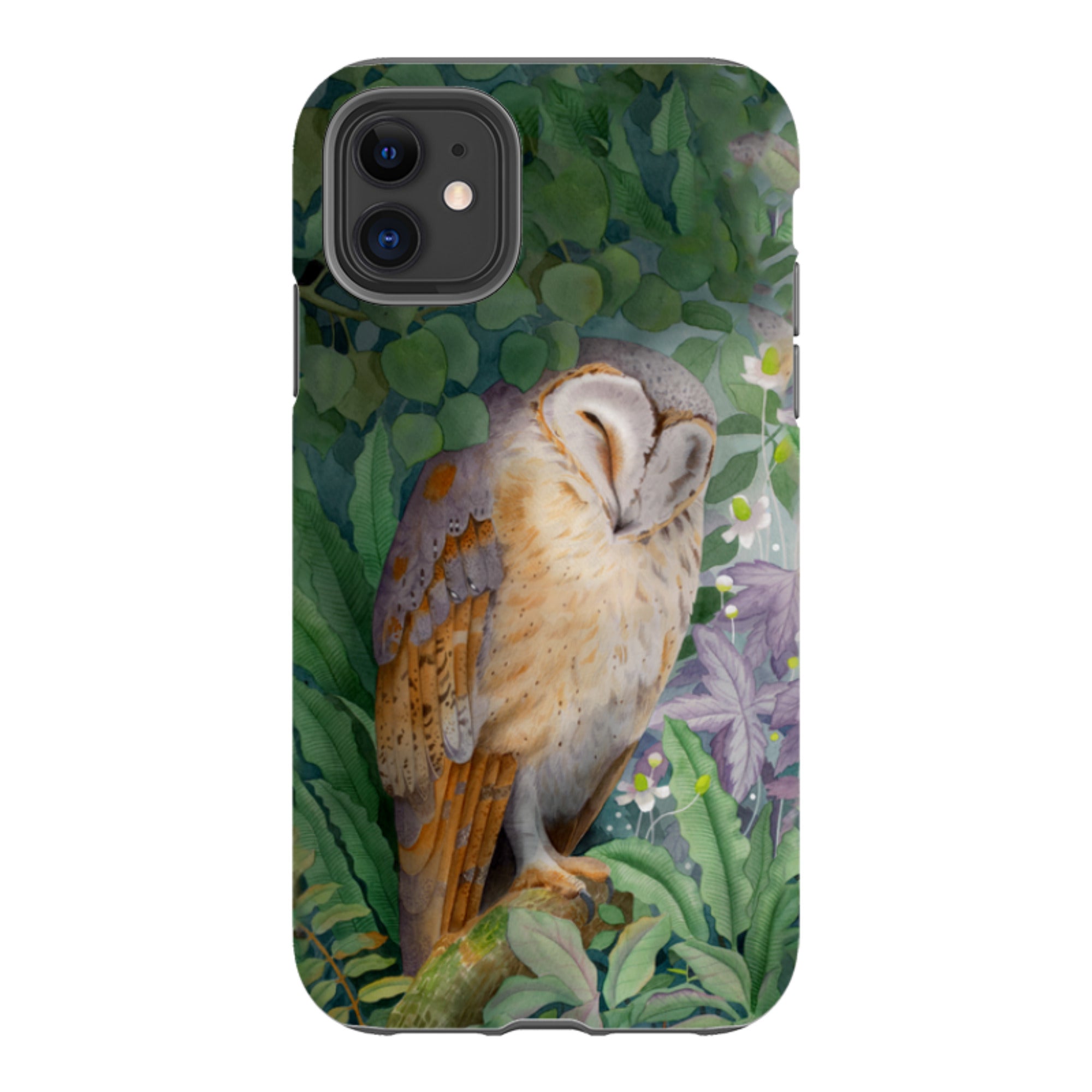 iPhone Tough Case - Sleepy Owl By Bex Parkin