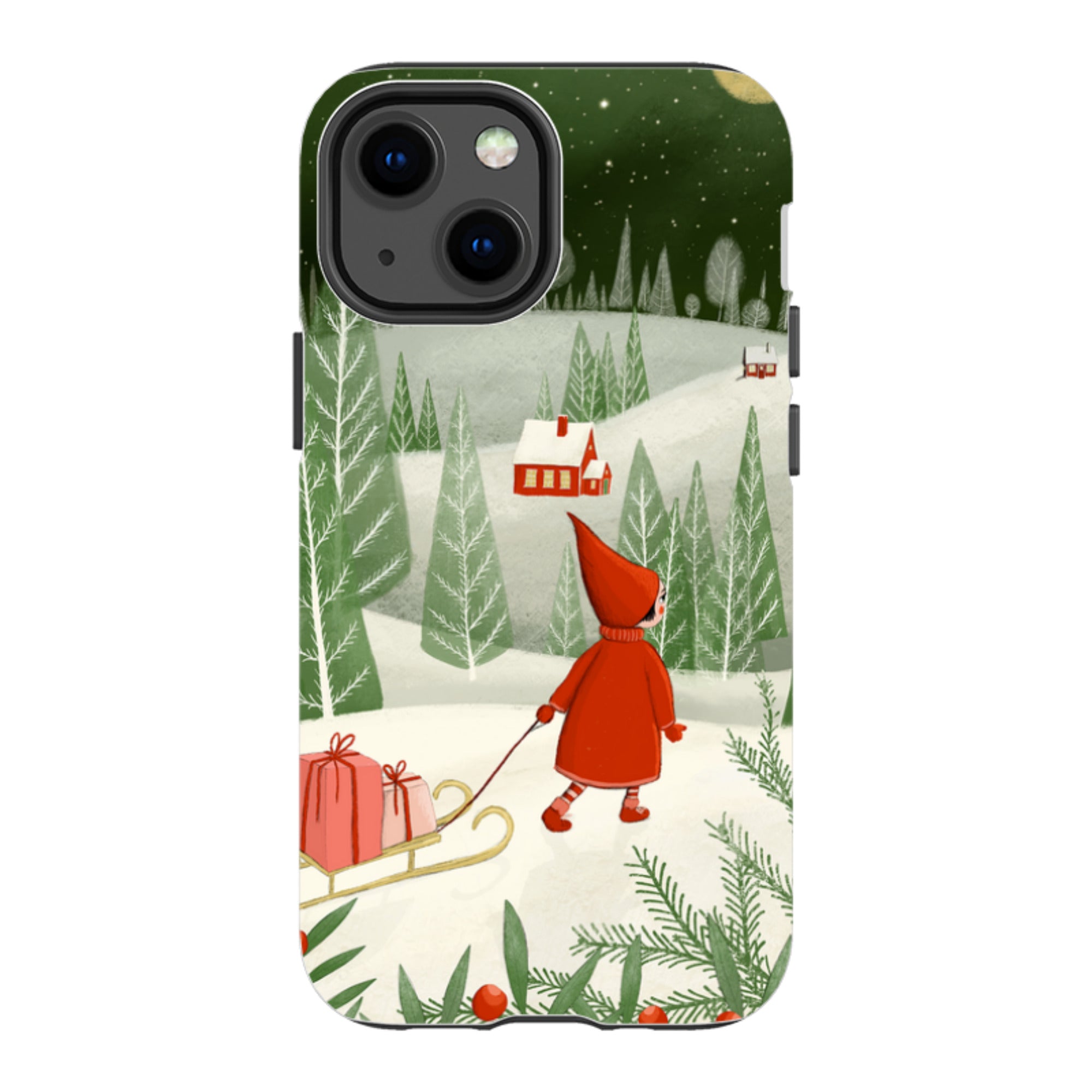 iPhone Tough Case - Christmas Night By Maja Lindberg