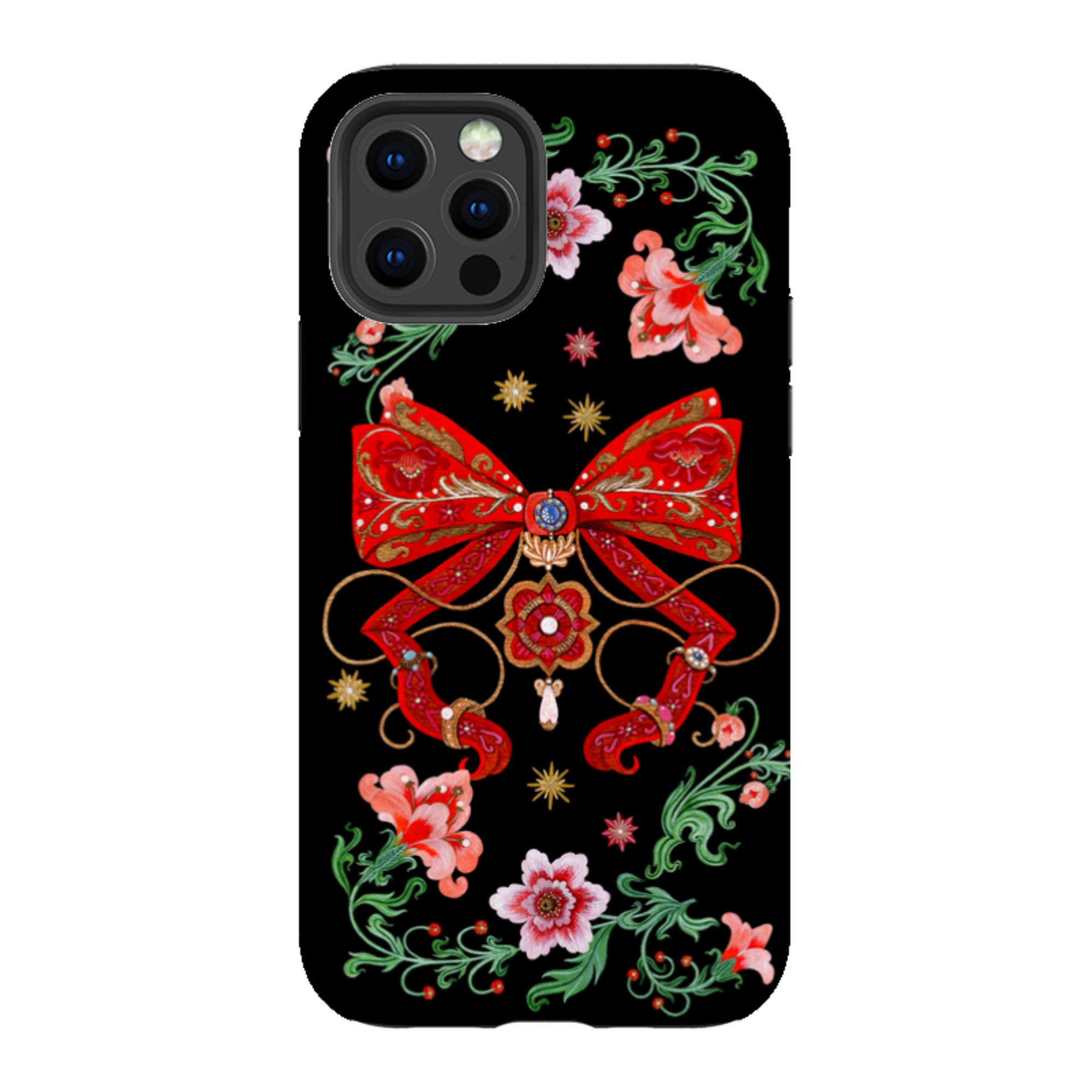 iPhone Tough  Case - Five Gold Ring By Maria Matos