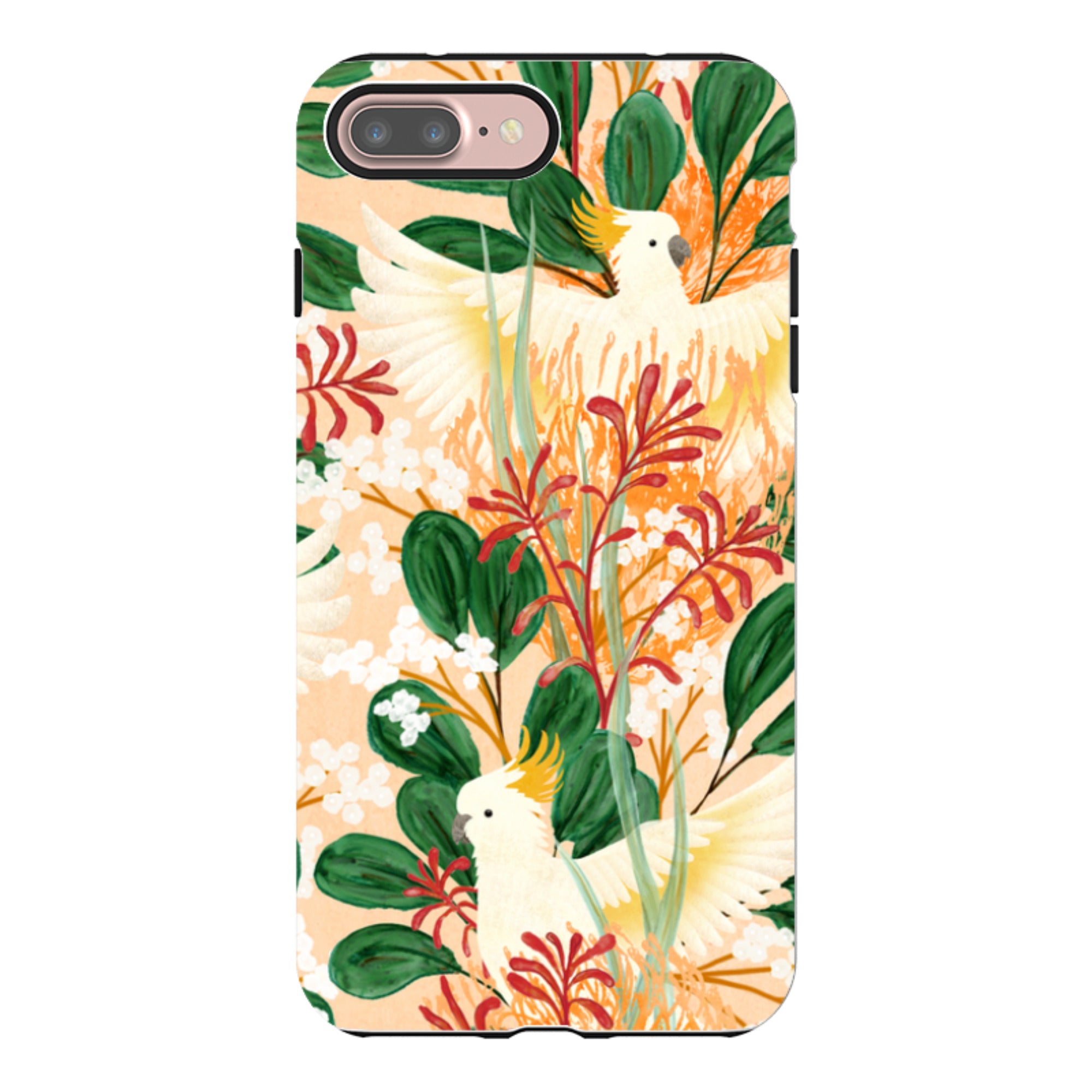 iPhone Tough Case - Cockatoo By Katherine Quinn