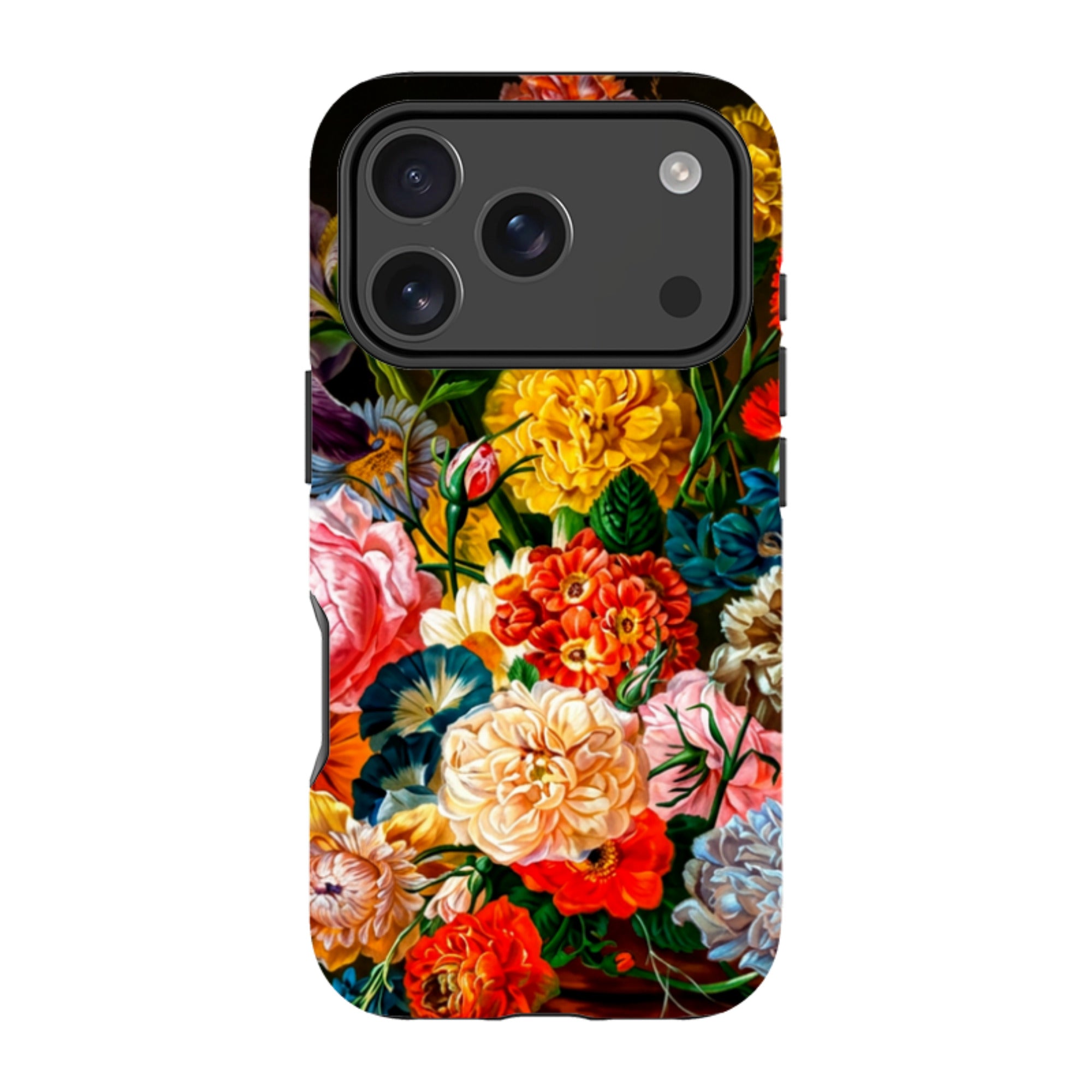 iPhone MagSafe Tough Case - Vintage Peony & Iris