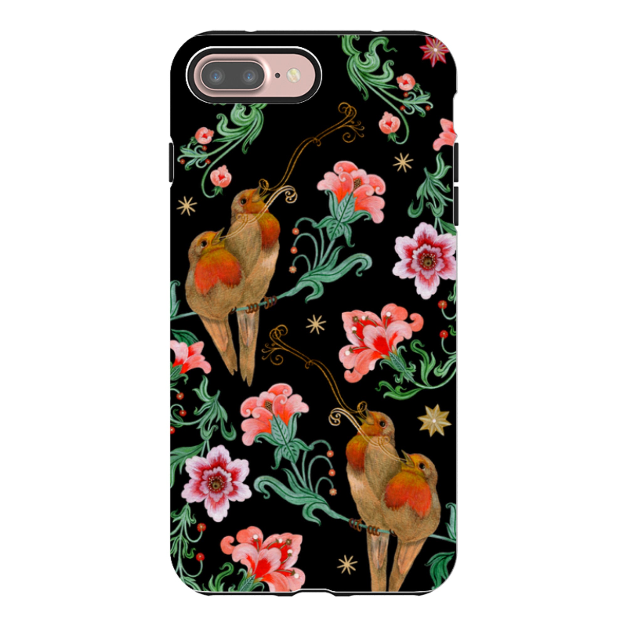 iPhone Tough  Case - Four Calling Birds By Maria Matos