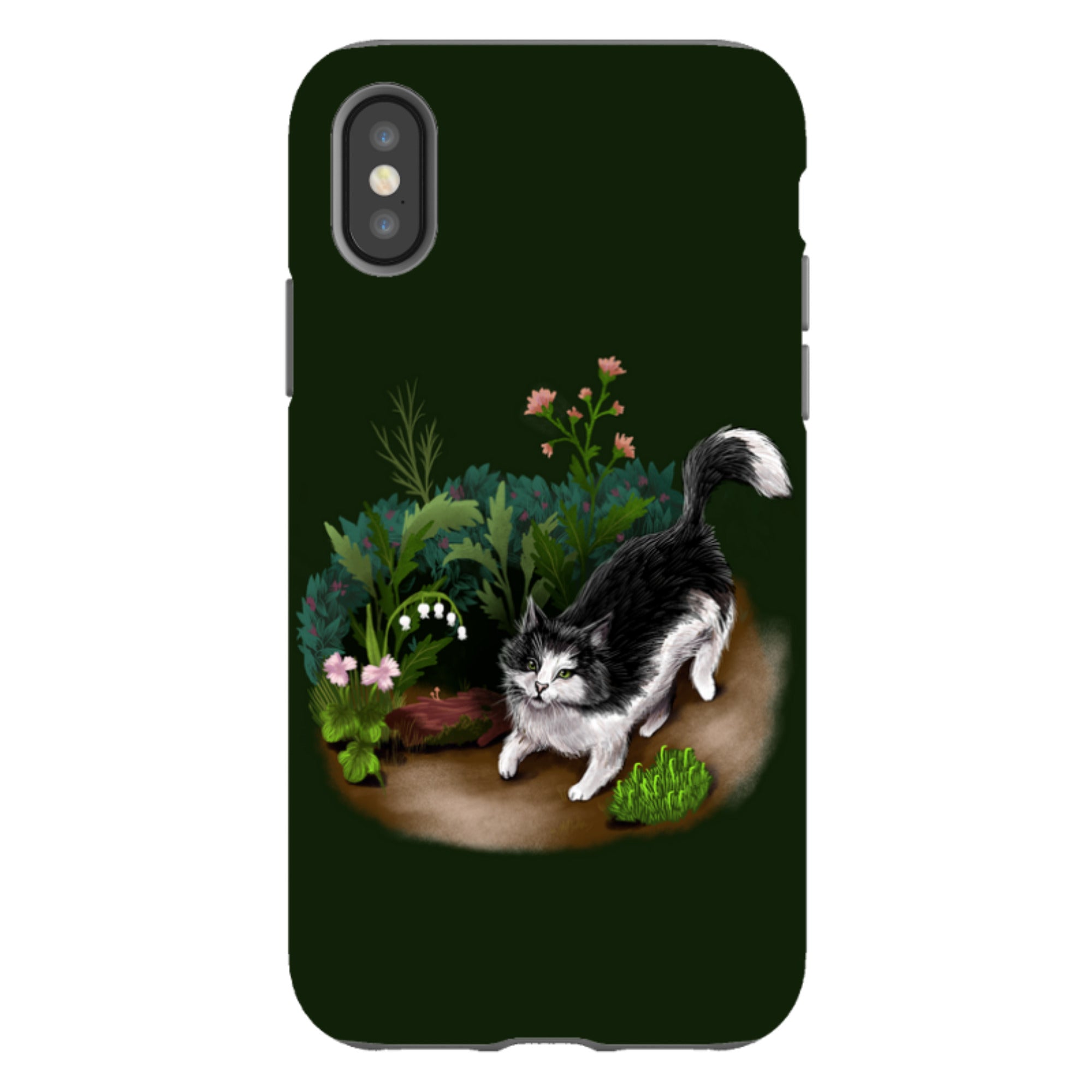iPhone Tough Case - Munchkin Cat By Anna Stead