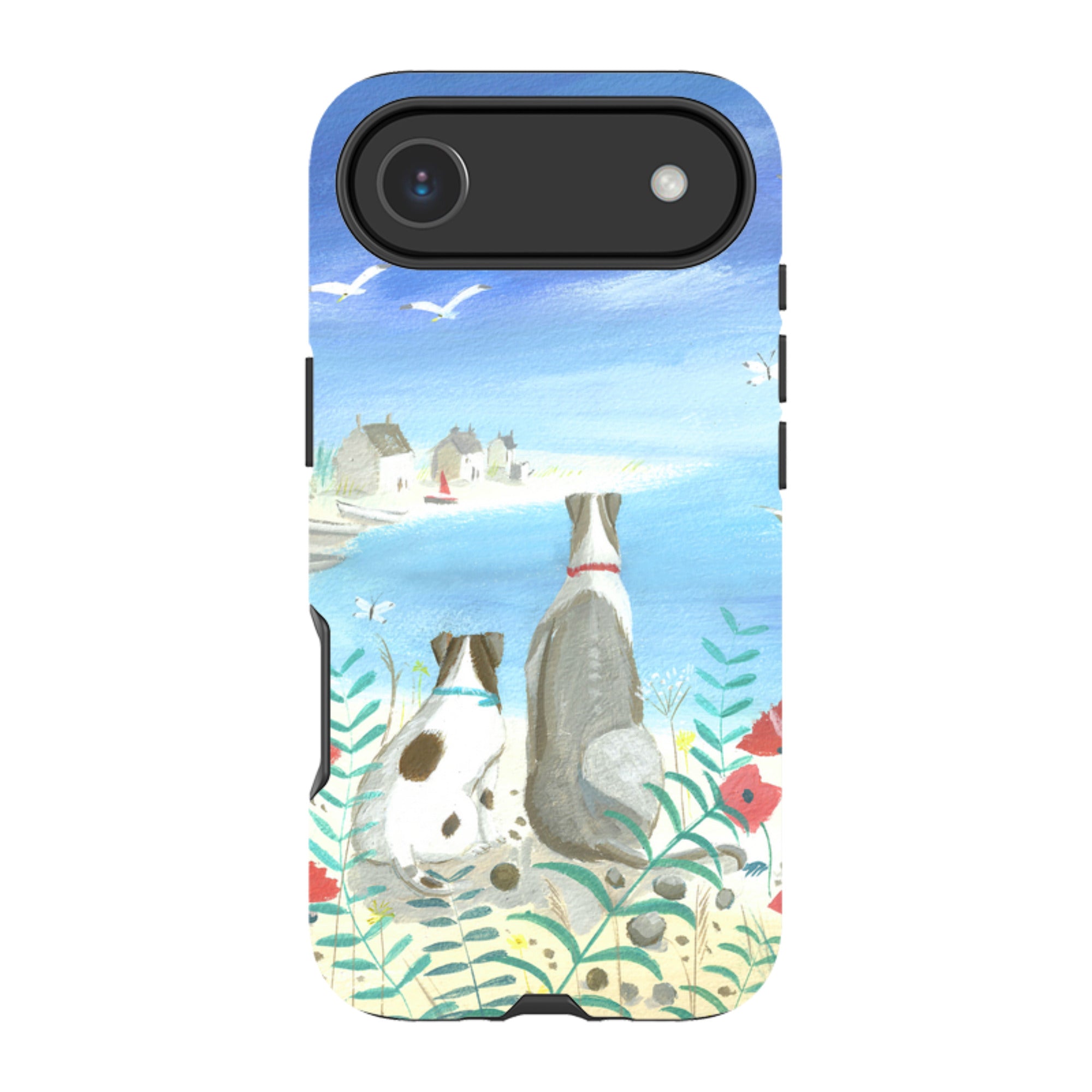 iPhone MagSafe Tough Case - Beach Dogs By Mary Stubberfield