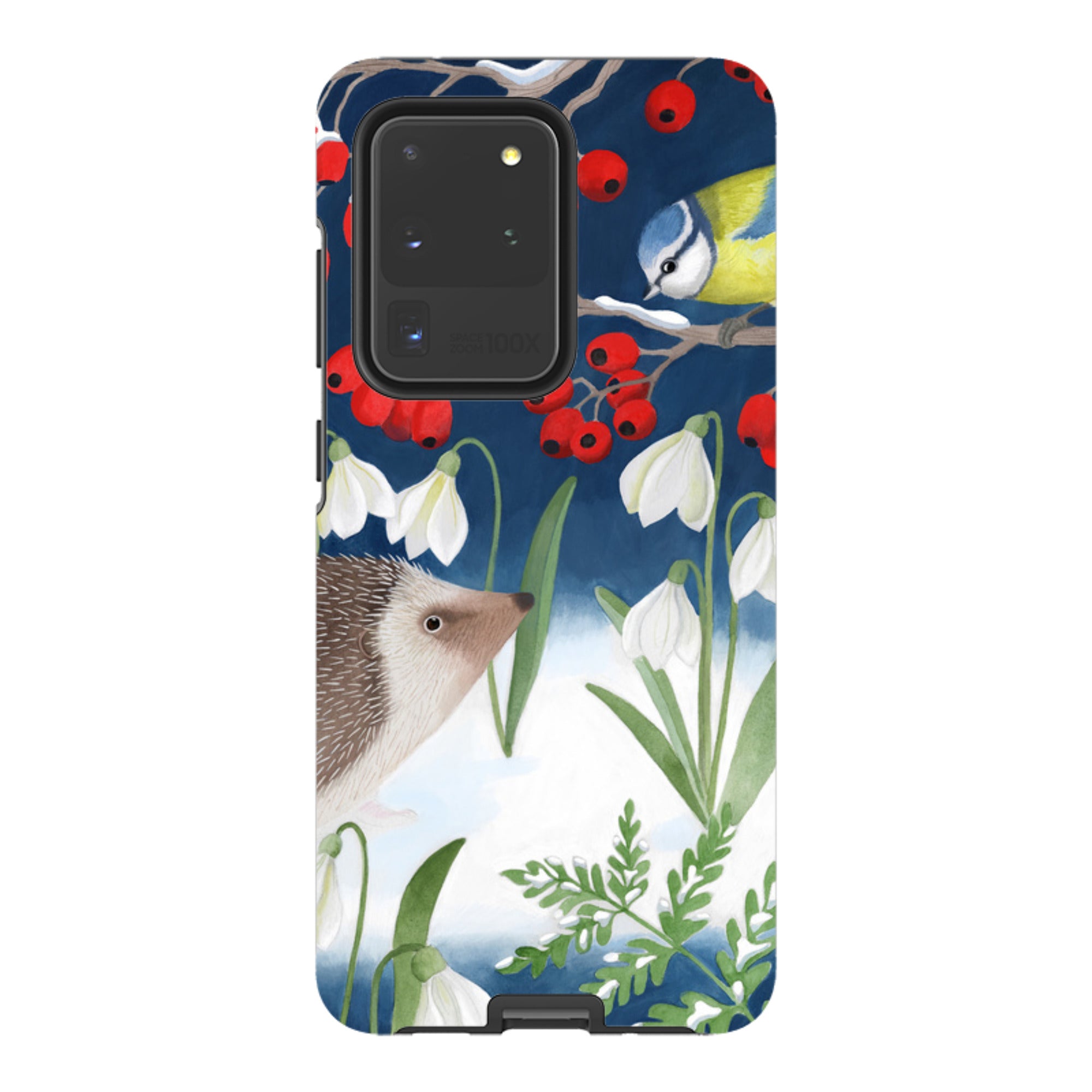 Samsung Tough Case - Blue Tit And Hedgehog By Bex Parkin