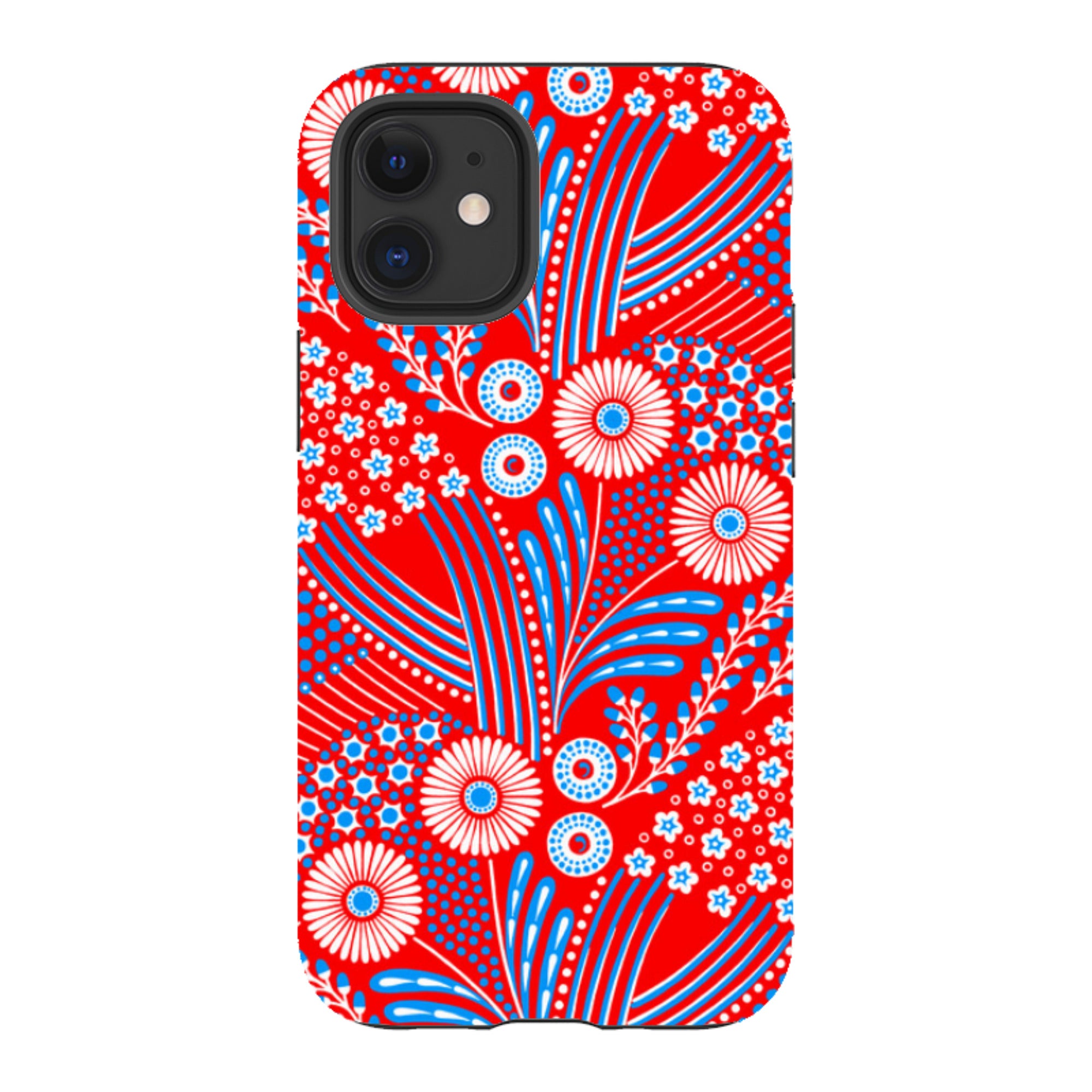 iPhone Tough Case - Red Bouquet By Cressida Bell