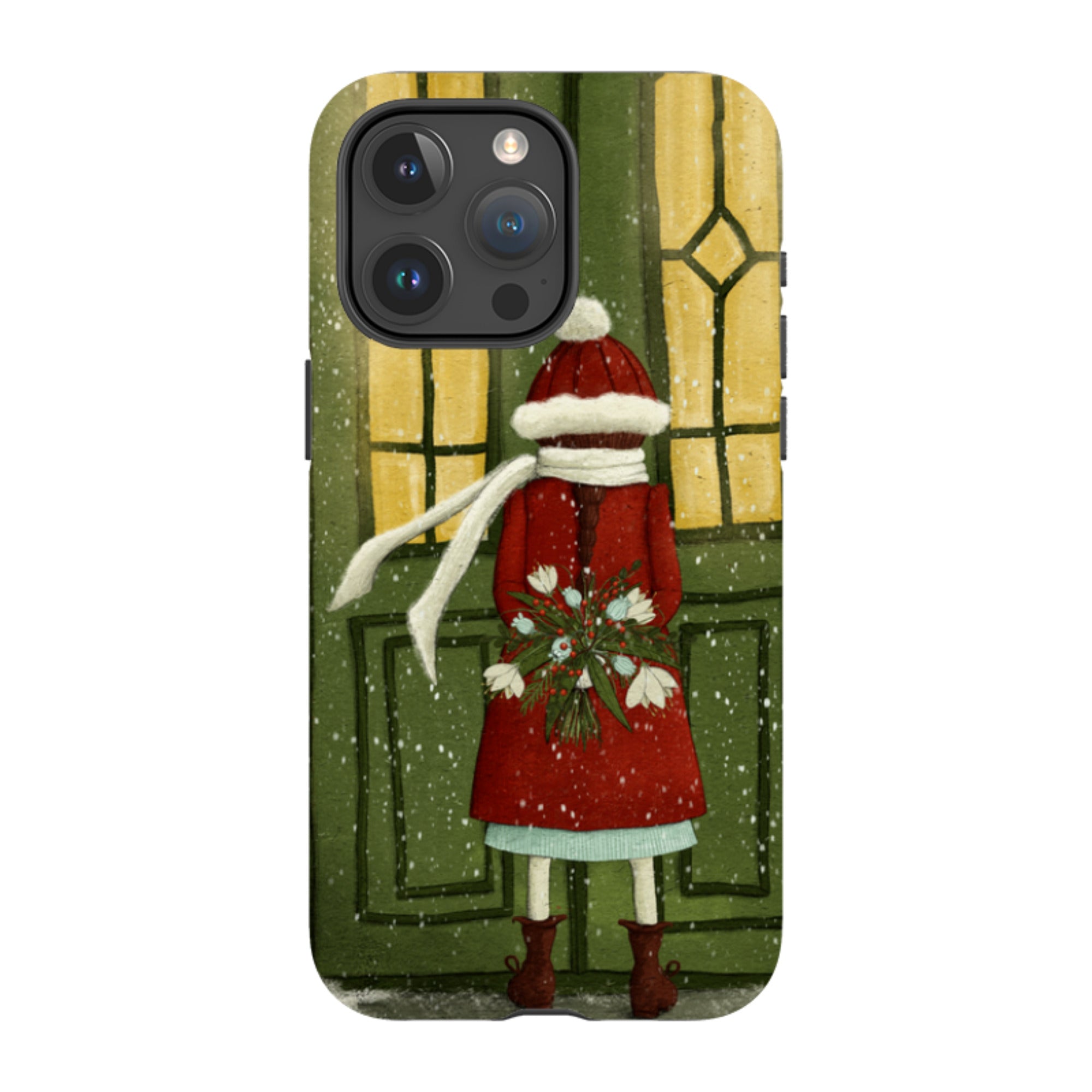 iPhone Tough Case - Winter Flowers By Maja Lindberg