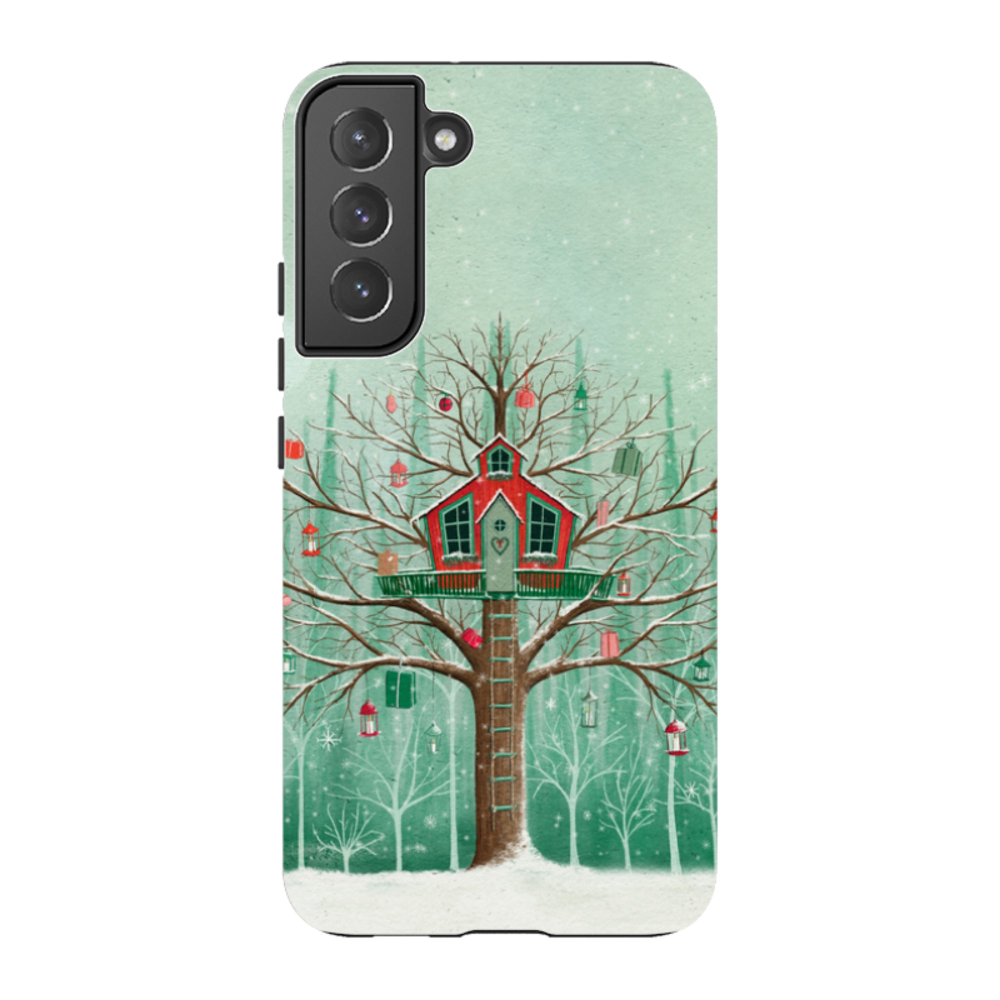 Samsung Tough Case - Christmas Tree House By Maja Lindberg
