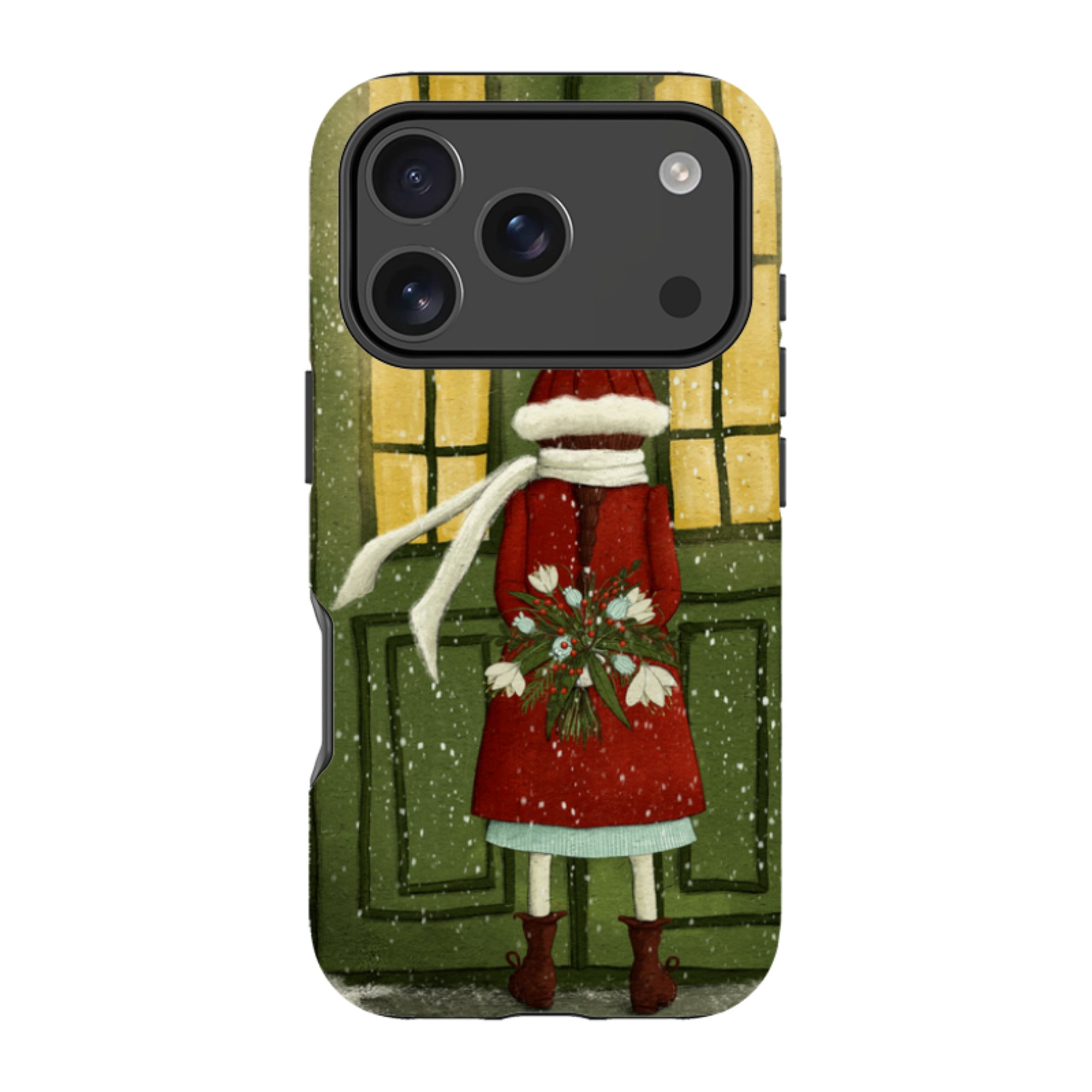 iPhone Tough Case - Winter Flowers By Maja Lindberg