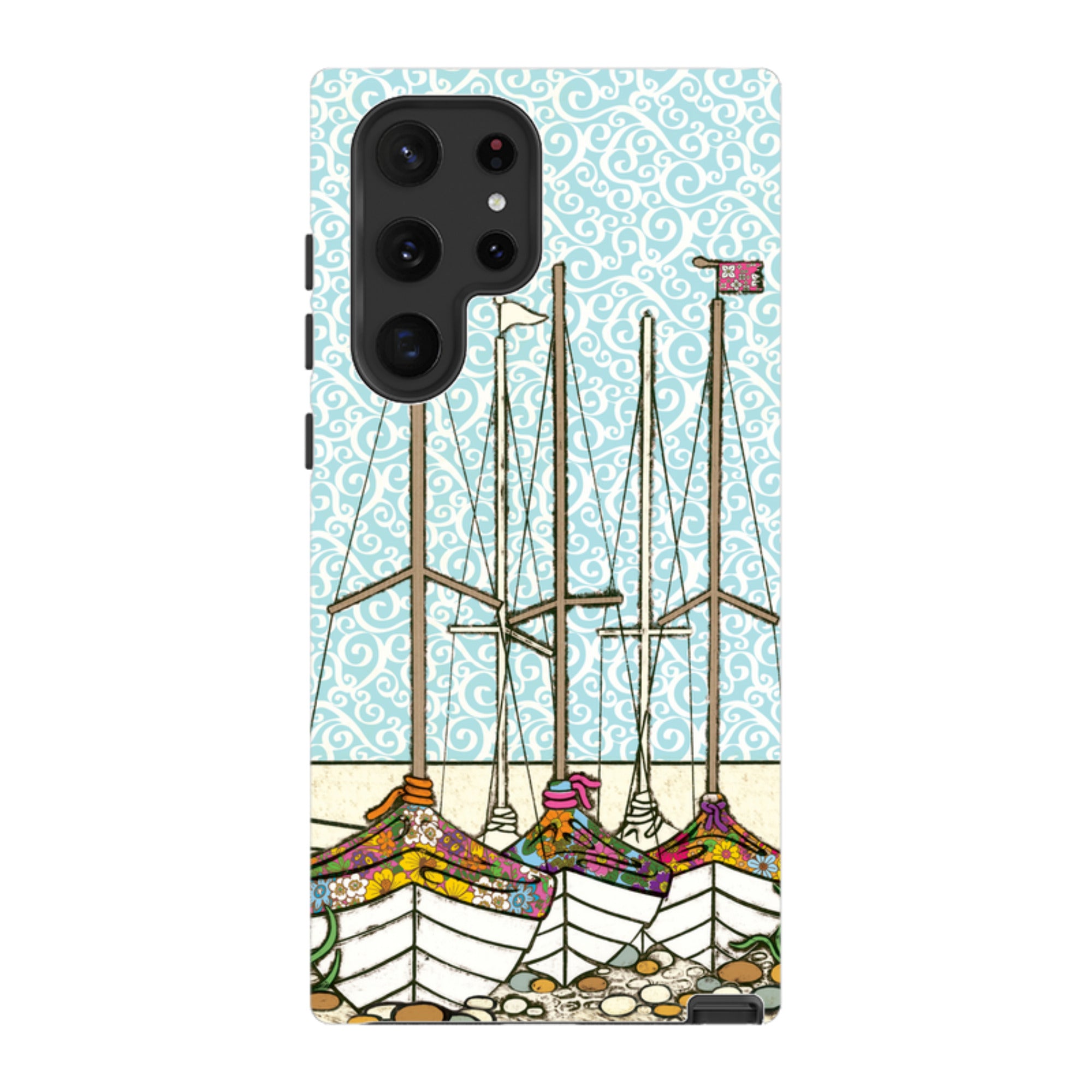 Samsung Tough Case - Boats At Rest By Amelia Bowman
