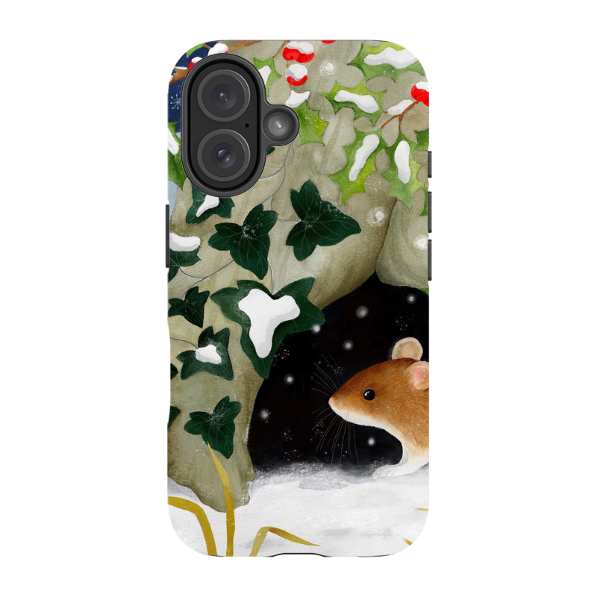 iPhone Tough Case - Winter Mouse By Bex Parkin