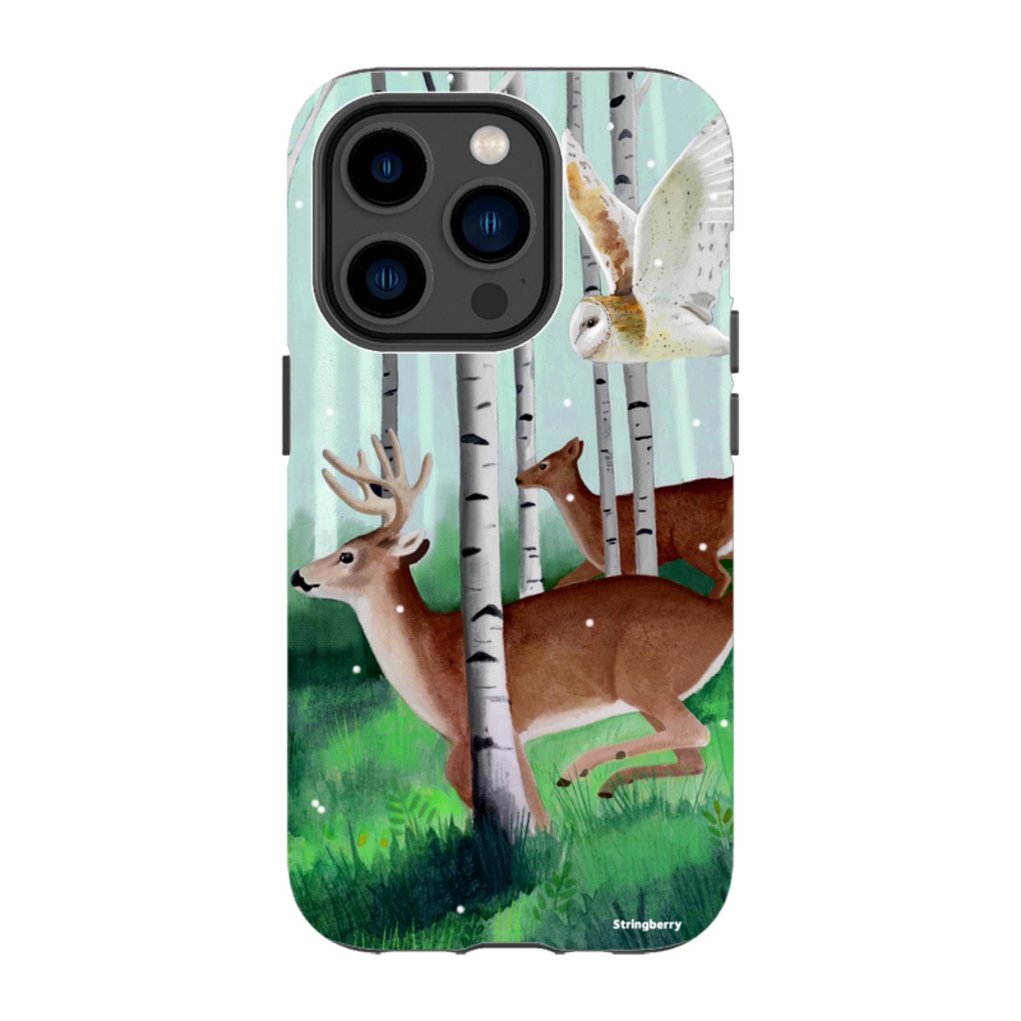 iPhone Tough Case - Winter Woods By Bex Parkin