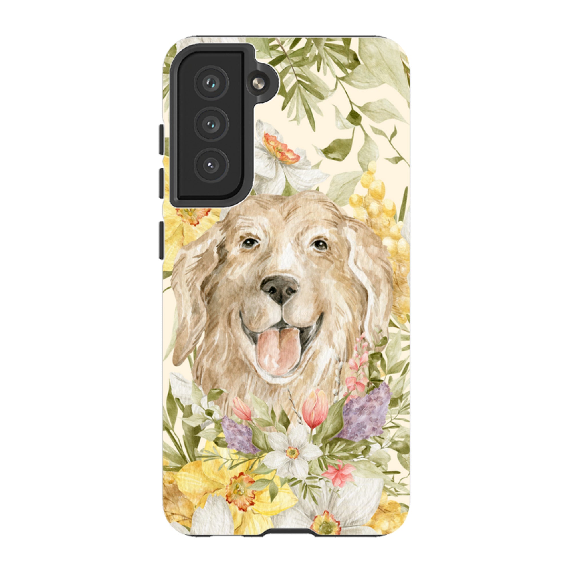 Samsung Tough Case - Floral Dog
