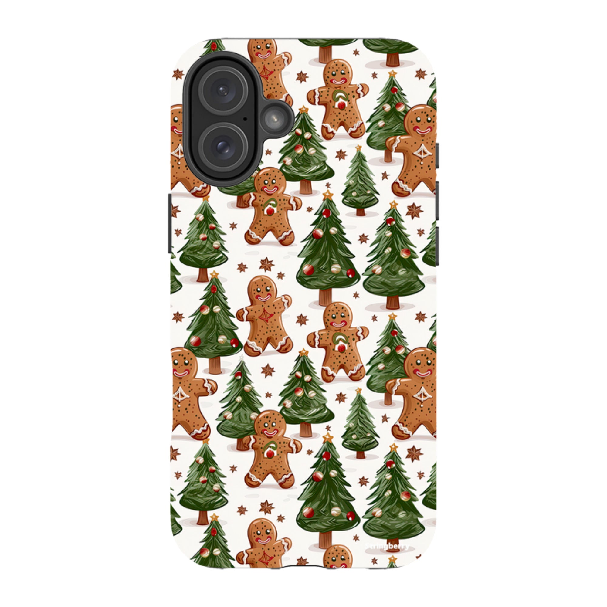 iPhone Tough Case - Ginger Bread Xmas III